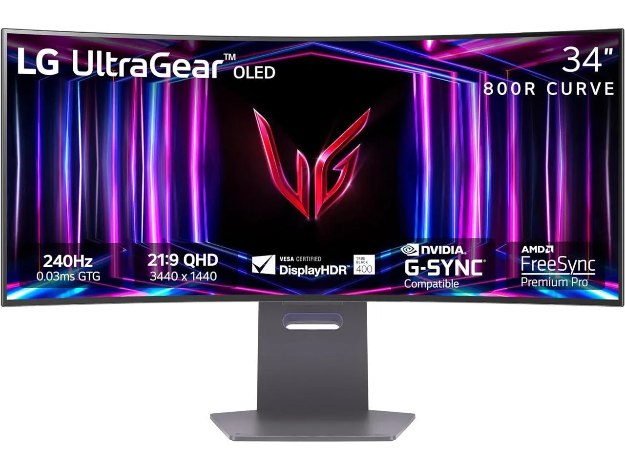 LG Electronics 34GS95QE-B — LG 34" WQHD 240Hz OLED Gaming Monitor - 34GS95QE-B