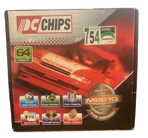 PC Chips M861G — PC Chips M861G MicroATX Motherboard with AGP 8x & Audio