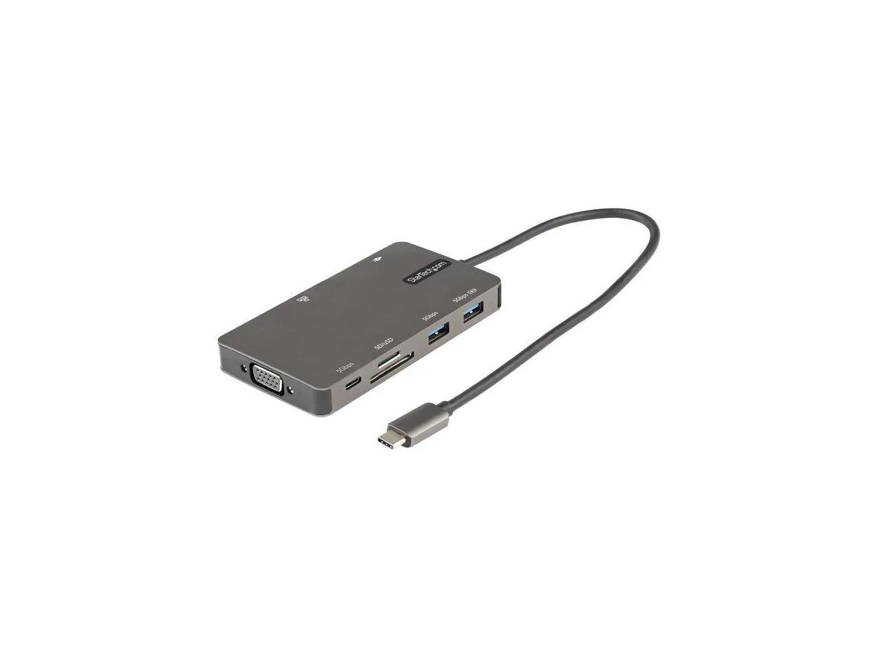 STARTECH DKT30CHVSDPD — USB-C MULTIPORT ADAPTER 4K 30HZ HDMI OR VGA - USB 5GBPS 2X USB-A / 1X USB-C / 1X