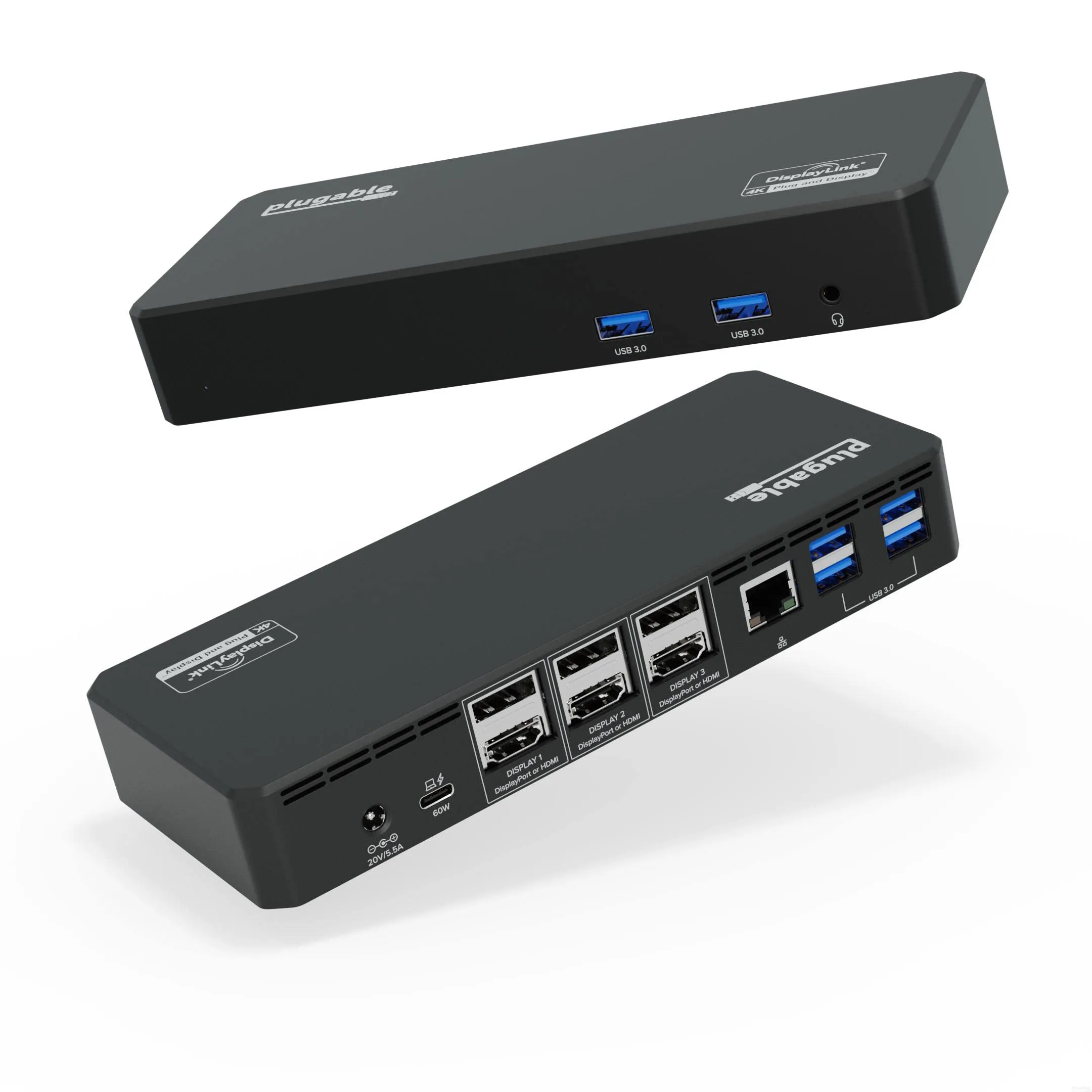 Plugable Technologies UD-6950PDZ — Plugable USB-C Triple Display Docking Station