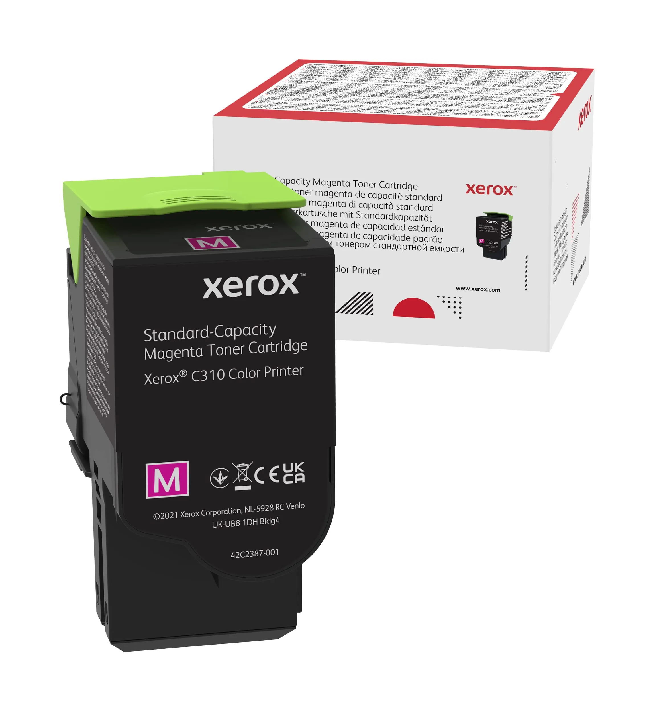 XEROX 006R04358 — GENUINE XEROX MAGENTA STANDARD CAPACITY TONER CARTRIDGE, XEROX C310 COLOR PRINTE