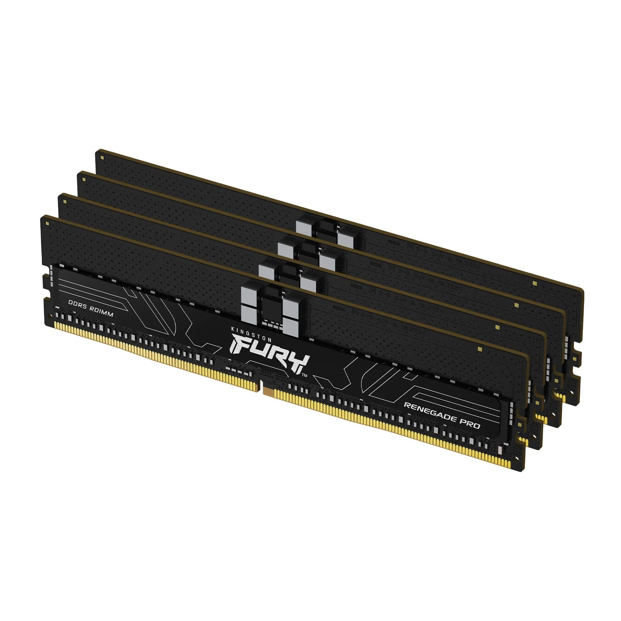 KINGSTON KF556R28RBE2K4-128 — 128GB 5600MT/S DDR5 ECC REG CL28 DIMM (KIT OF 4) FURY RENEGADE PRO EXPO