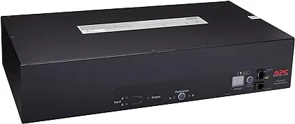 APC - Schneider Electric AP7731 — RACK ATS, 208V, 30A, (2) L6-30P IN, (1) L6-30R OUT