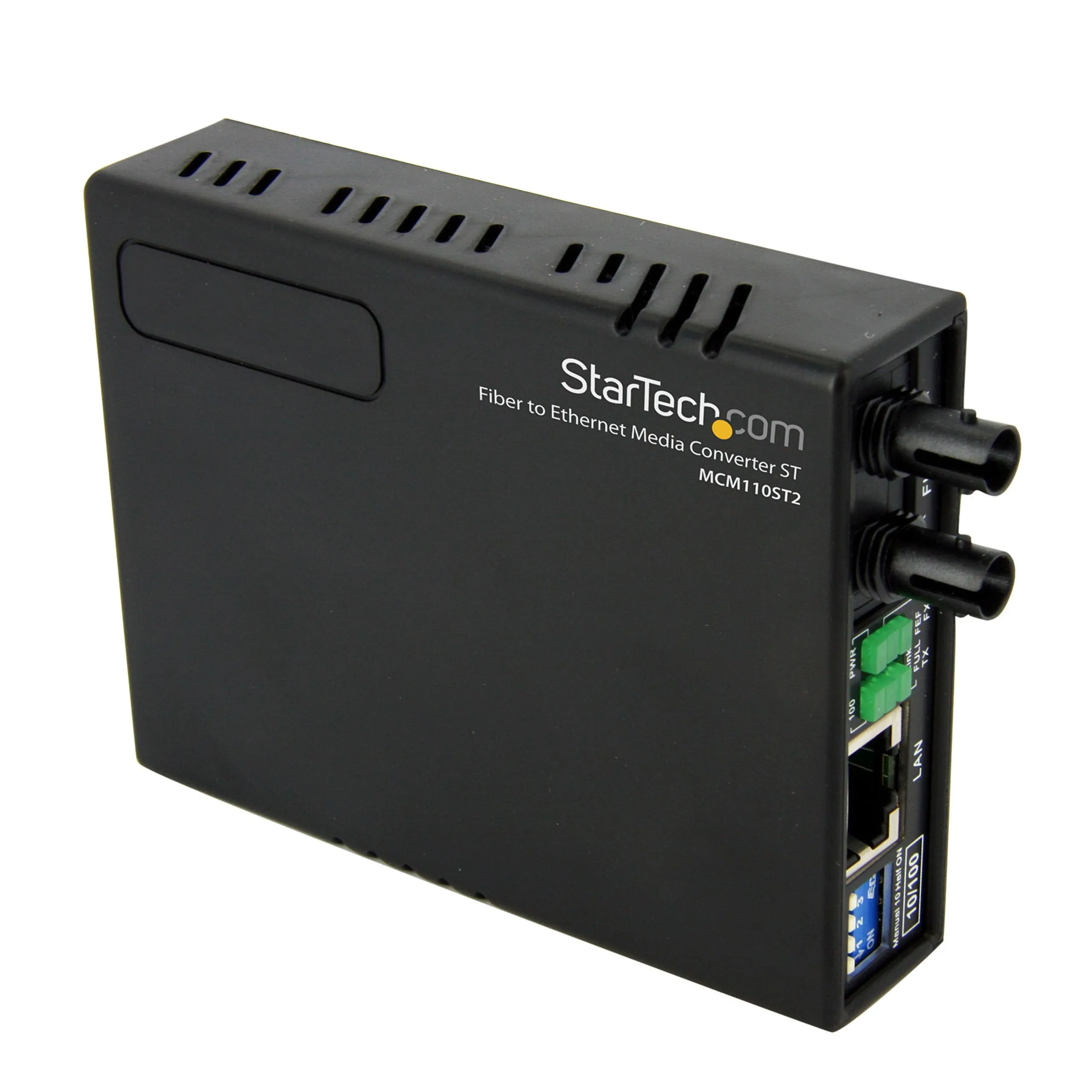 STARTECH MCM110ST2 — MM FIBER ETHERNET MEDIA CONVERTER ST 2KM