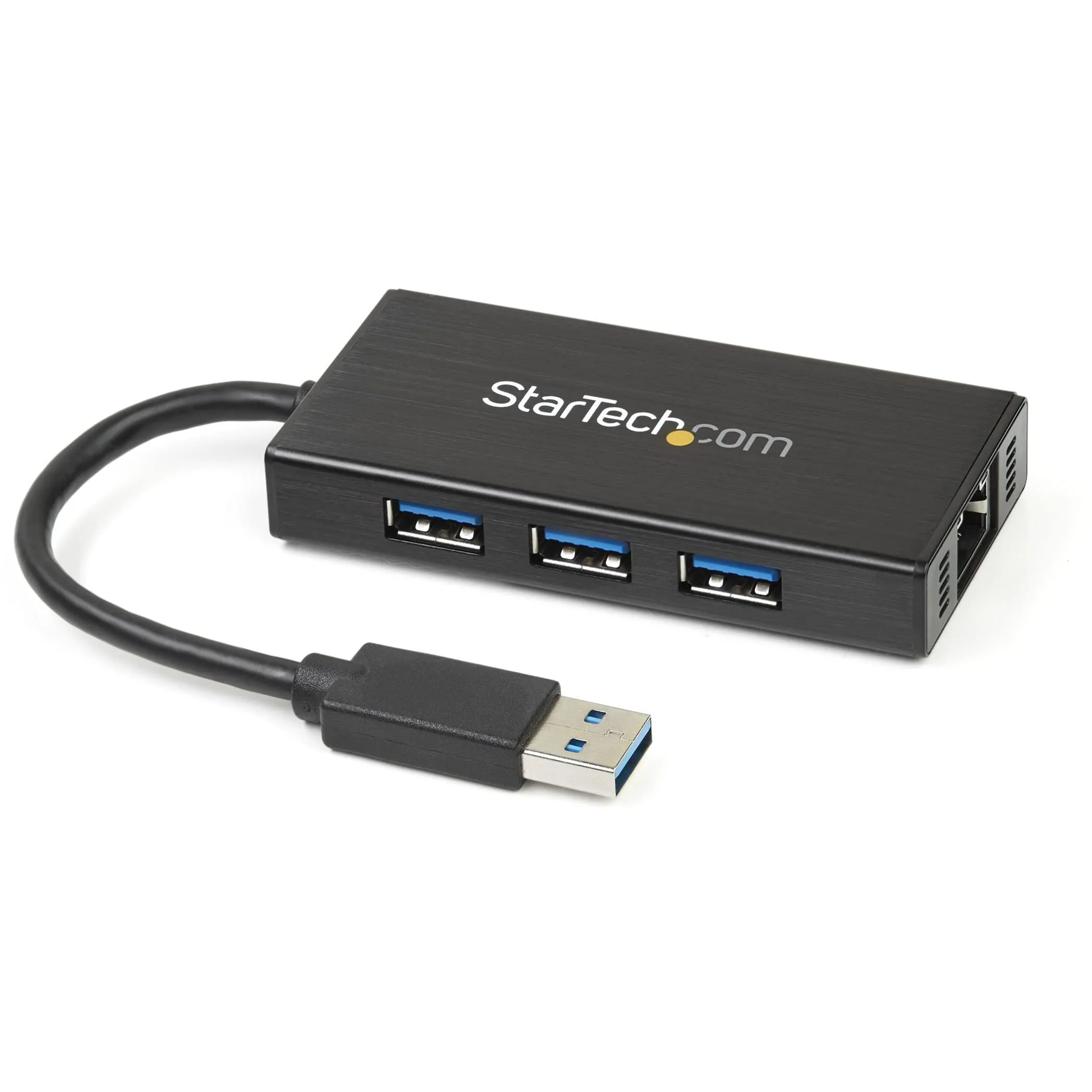 STARTECH ST3300GU3B — ADD 3 EXTERNAL USB 3.0 PORTS W/ UASP AND A GB ETHERNET PORT TO YOUR LAPTOP THROU