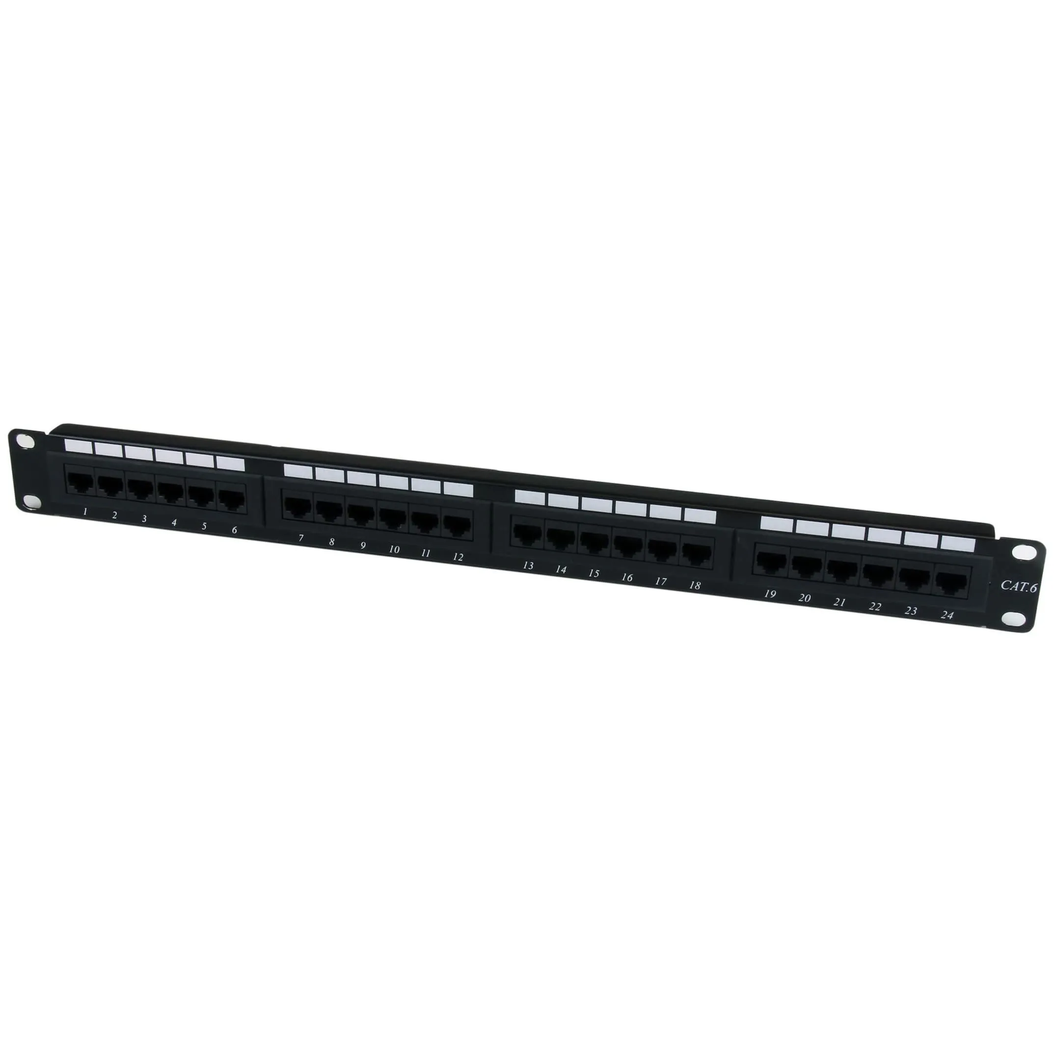 STARTECH C6PANEL24 — PATCH PANEL - BRONZE - BLACKORGANIZE UP TO 24 CAT6 PATCH CABLES - 110 TYPE PATCH
