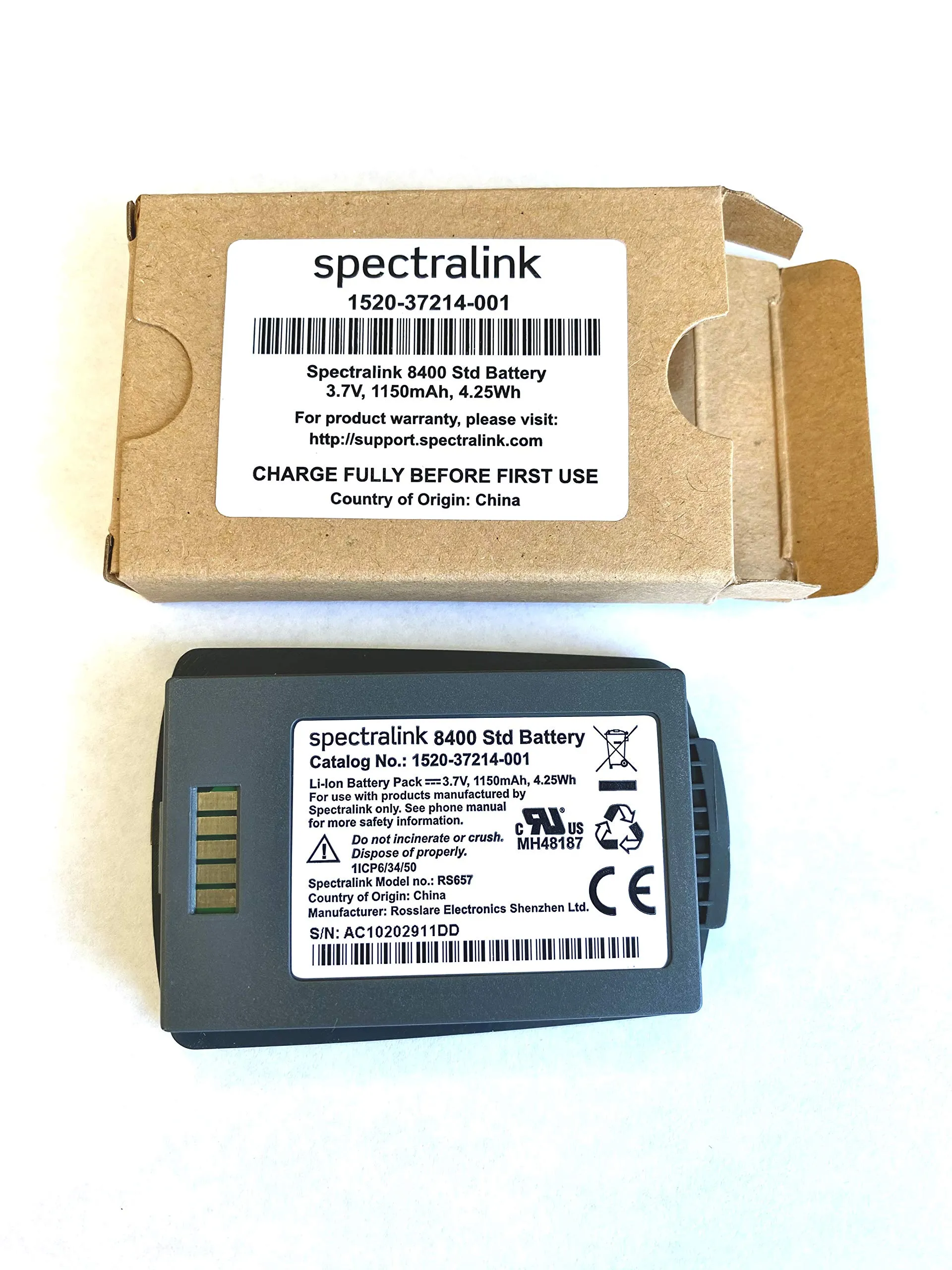 Spectralink 1520-37214-001 — Spectralink 84-Series Battery for Reliable Communication