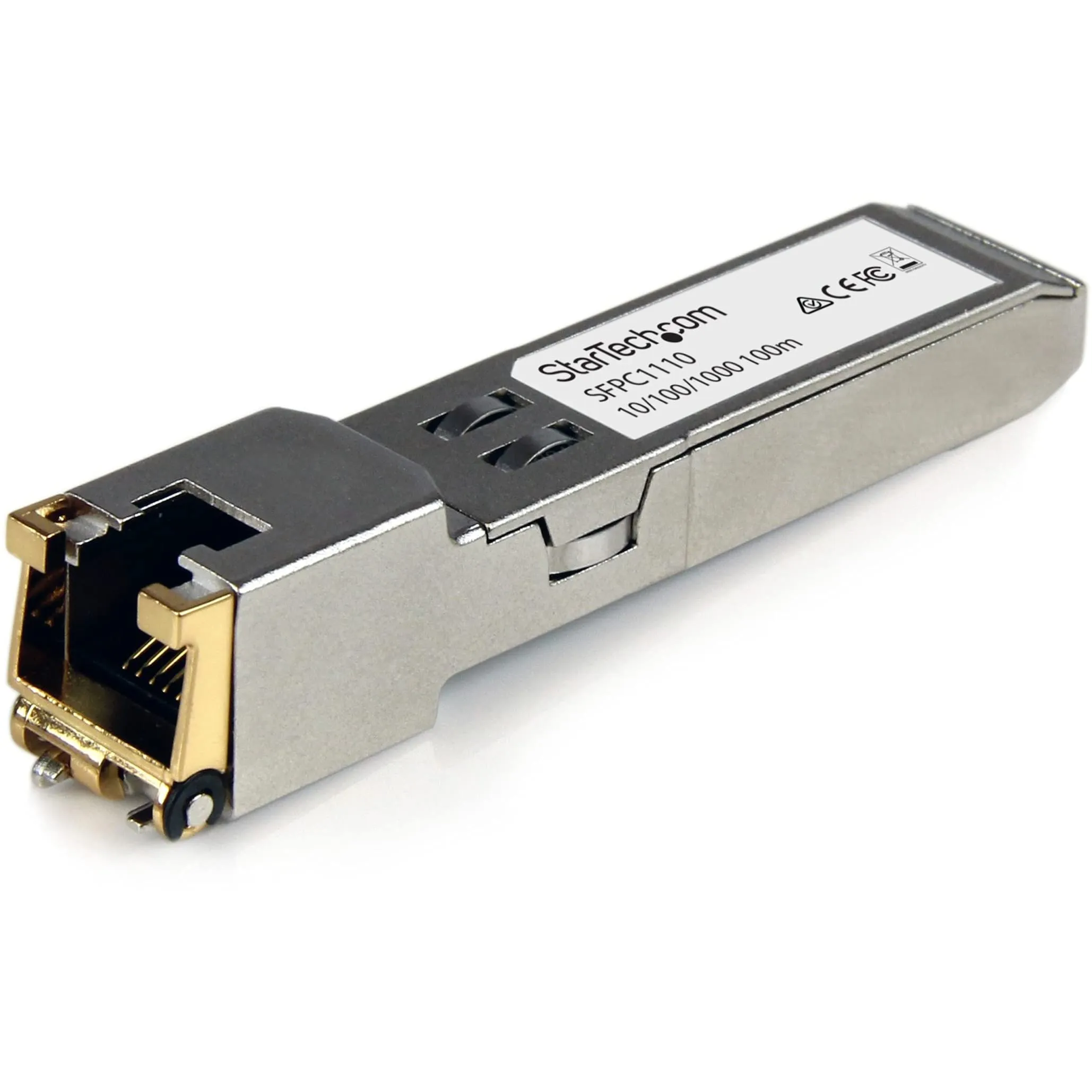 STARTECH SFPC1110 — CISCO SFP-GE-T COMPATIBLE SFP - 1000BASE-T 1 GBPS - 1GBE MODULE - 10/100/1000 MB