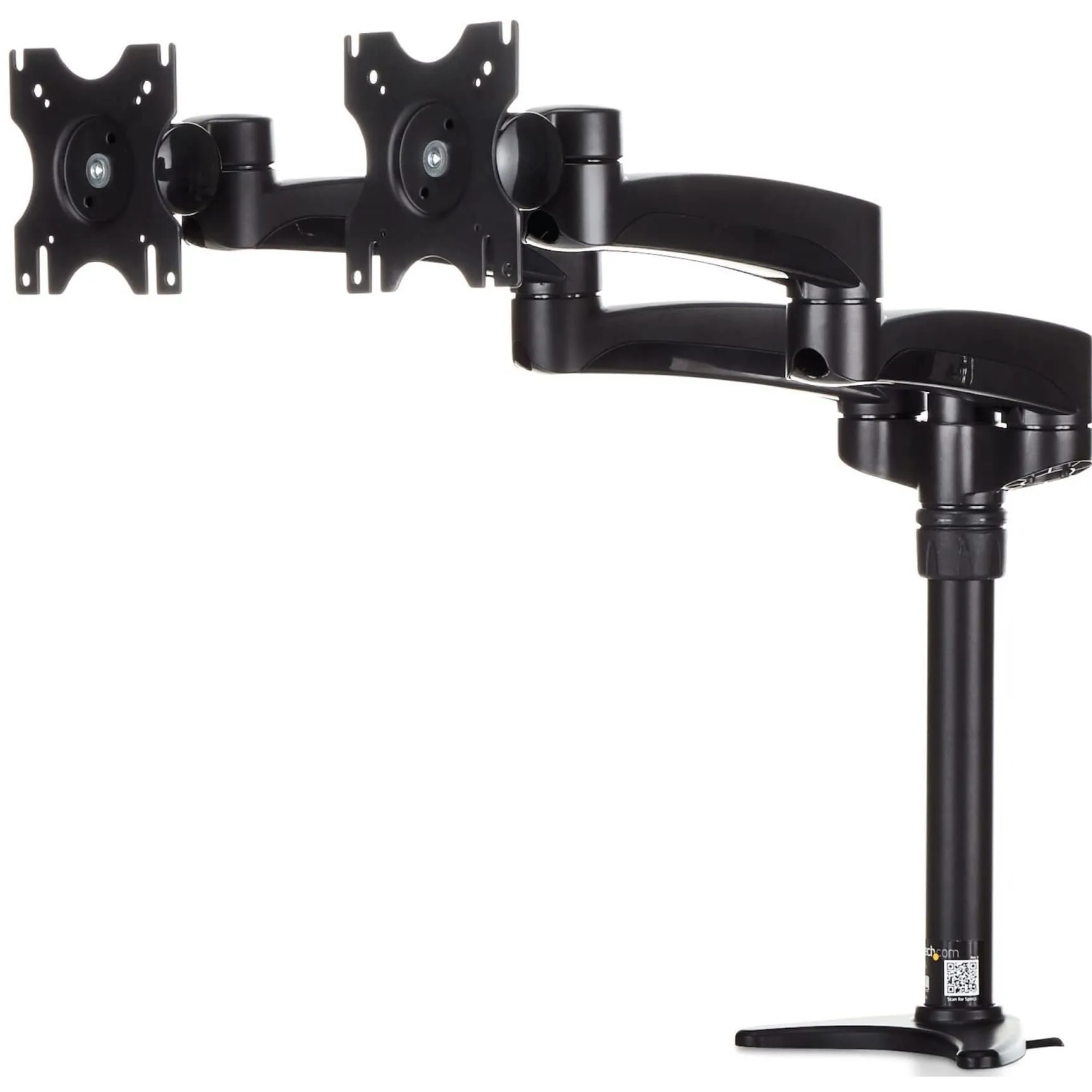 STARTECH ARMDUAL — MOUNT TWO DISPLAYS ON YOUR DESK OR THROUGH A GROMMET WITH THIS DESK MOUNT DUAL M