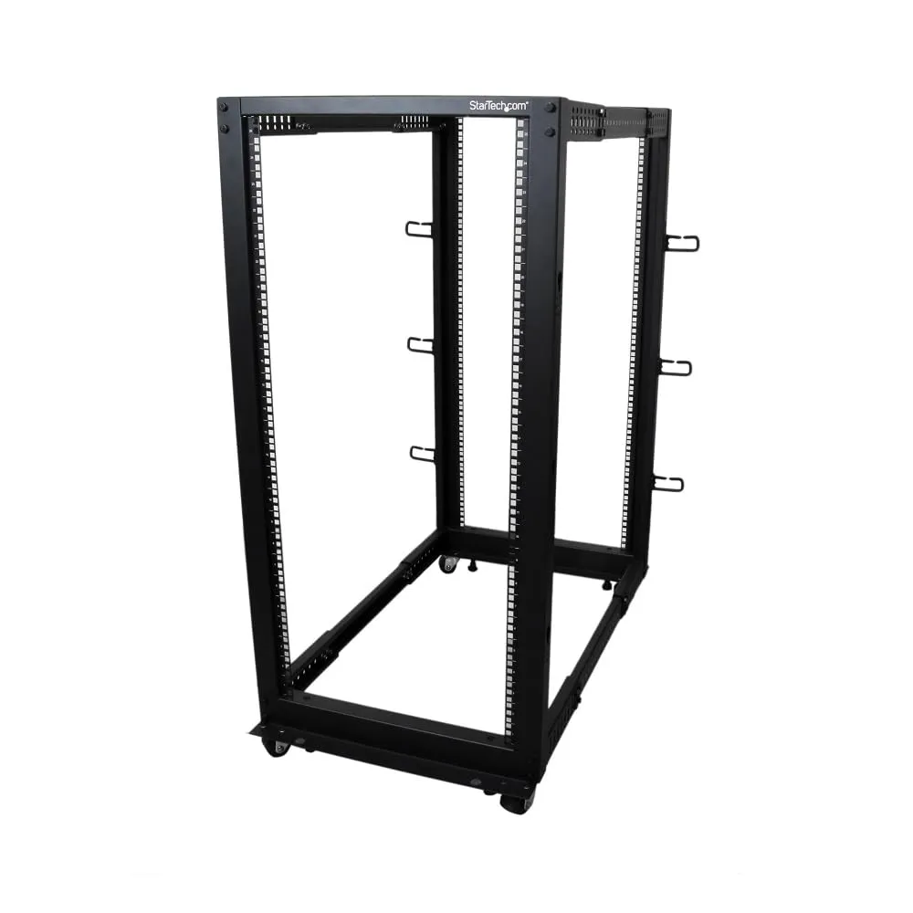 STARTECH 4POSTRACK25U — 25U ADJUSTABLE DEPTH 4 POST SERVER RACK