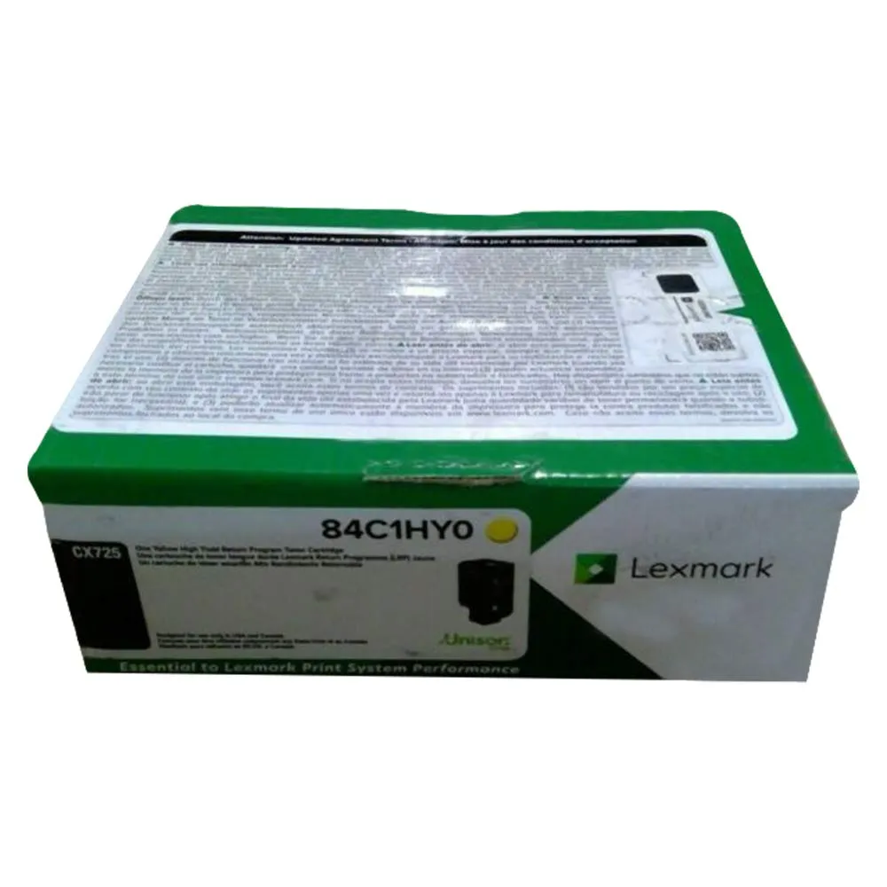 Lexmark 84C1HY0 — Lexmark High Yield Yellow Return Program Toner Cartridge (16000 Yield)