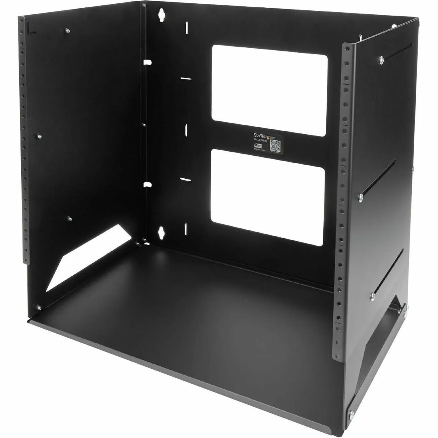 STARTECH WALLSHELF8U — 8U Wall Rack w Shelf TAA