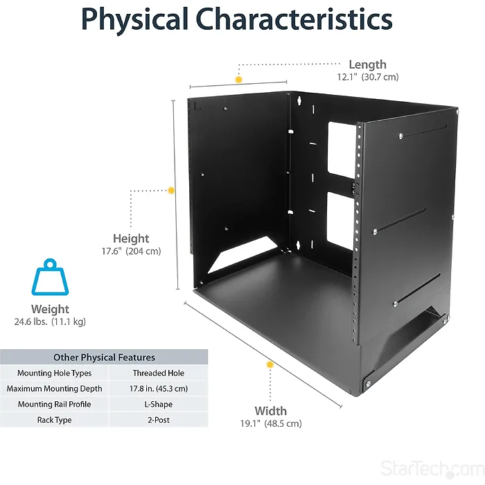STARTECH-WALLSHELF8U