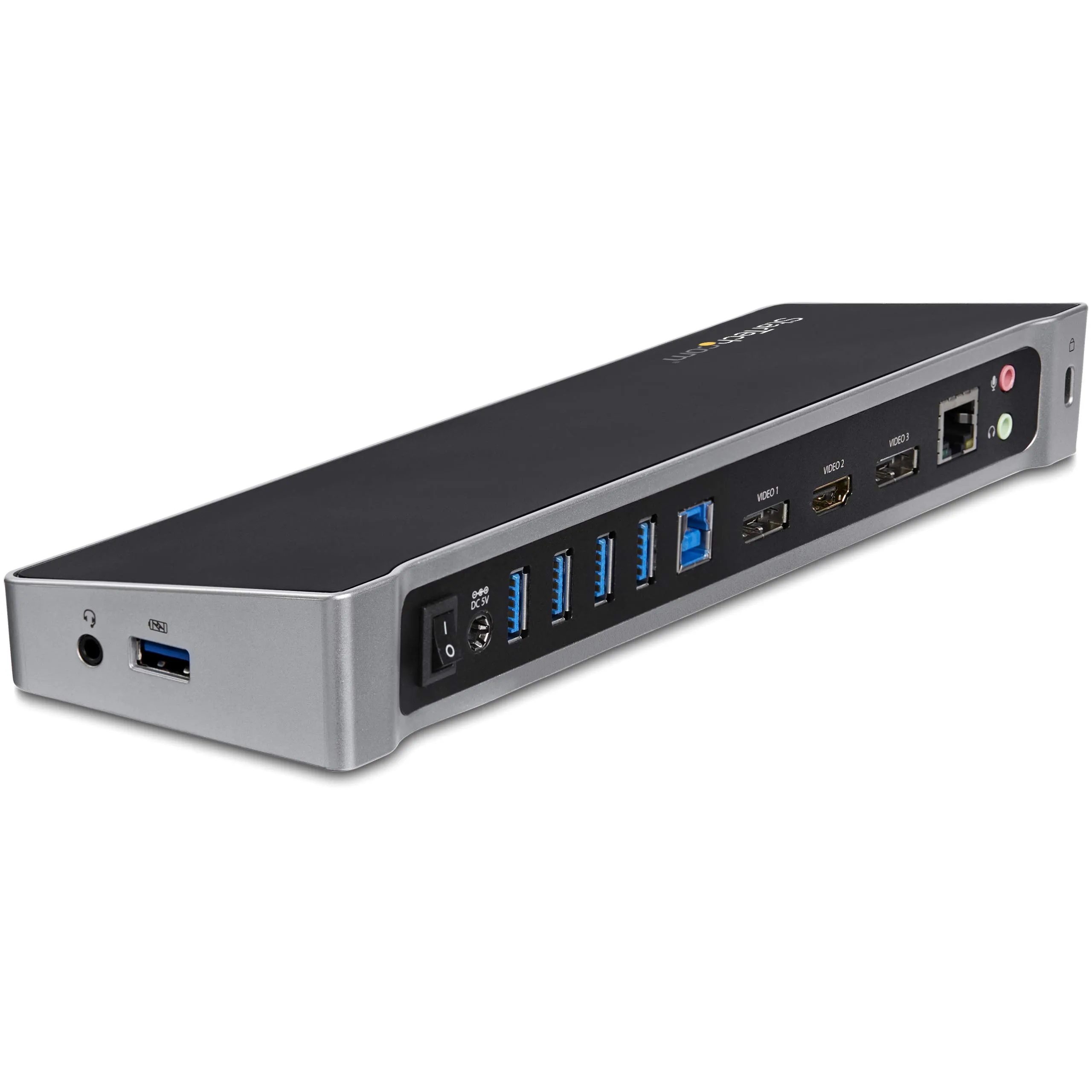 STARTECH USB3DOCKH2DP — TRIPLE MONITOR USB 3.0 DOCKING STATION WITH 2X 4K DISPLAYPORT & HDMI - 5 PORT US