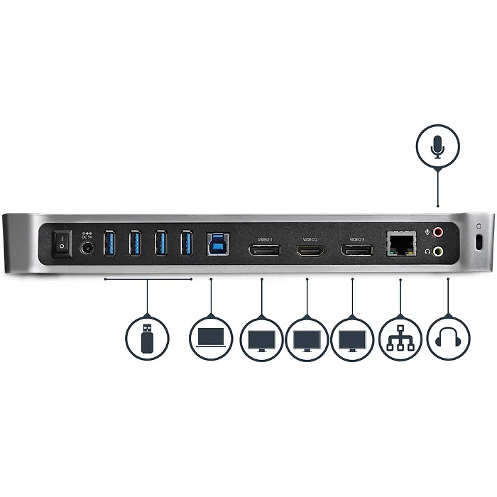 STARTECH-USB3DOCKH2DP