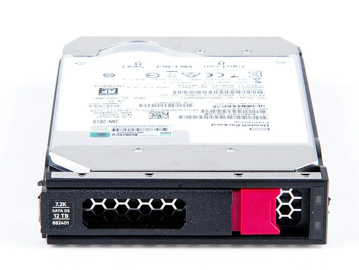 HPE 881787-B21 — 12TB SATA 7.2K RPM LFF HDD - High Efficiency, 512E