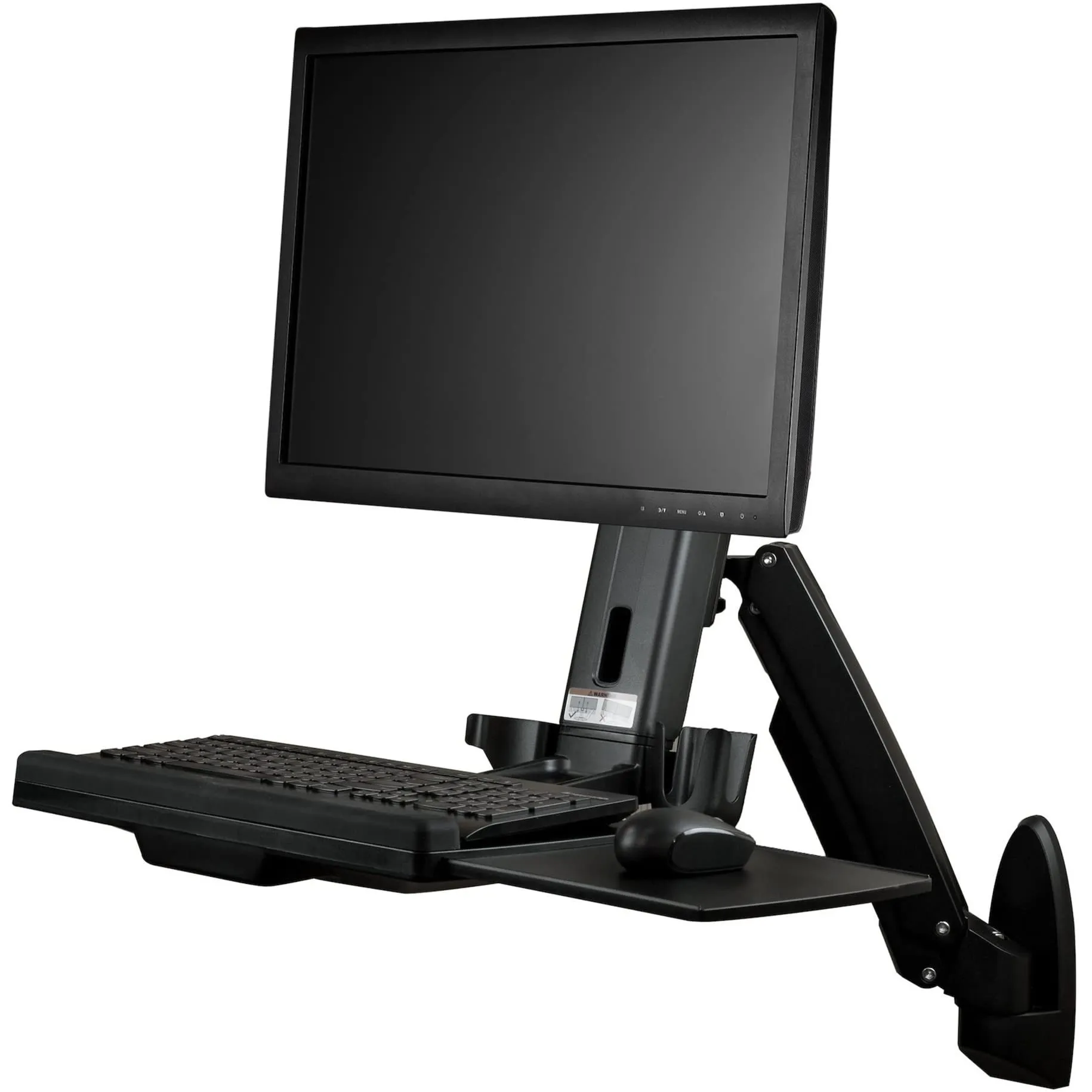STARTECH WALLSTS1 — ERGONOMIC WALL-MOUNT WORKSTATION - UP TO 17LB VESA MONITOR (INCL ULTRAWIDE) - FO