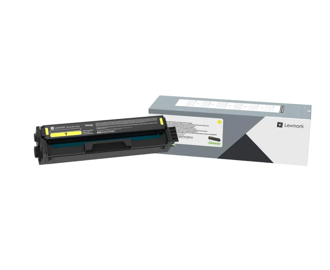 Lexmark C330H40 — LEXMARK C330H40 YELLOW PRINT CARTRIDGE FOR USE IN C/MC3326 ESTIMATED YIELD 2.5K