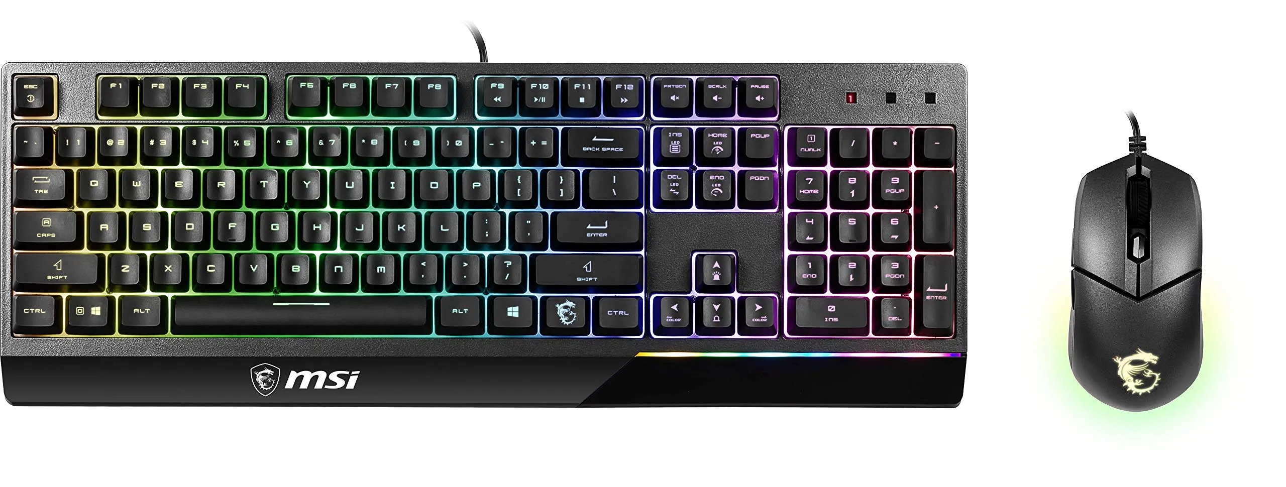 MSI VIGORGK30CW — MSI VIGOR GK30 Gaming Combo with RGB Keyboard & Mouse