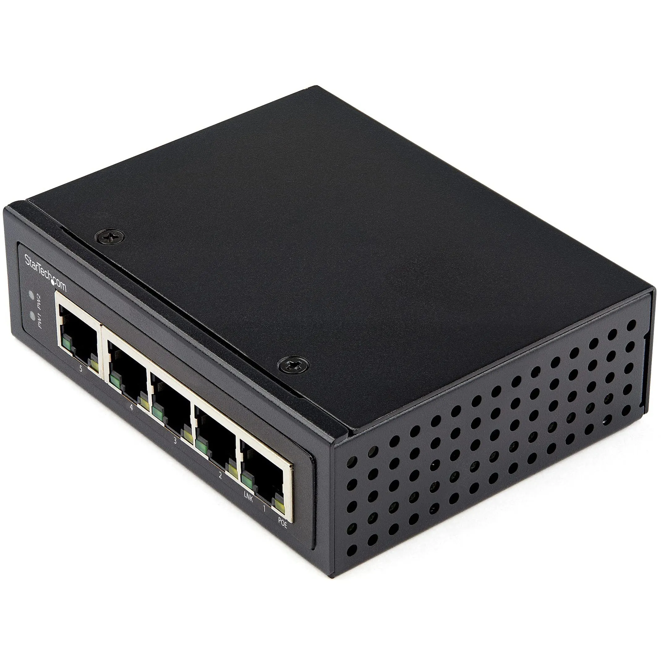 STARTECH IESC1G50UP — 5 PORT GIGABIT POE SWITCH 30W PSE POWER PER PORT TO DEVICES W/GBE ON CAT5E/6 - P