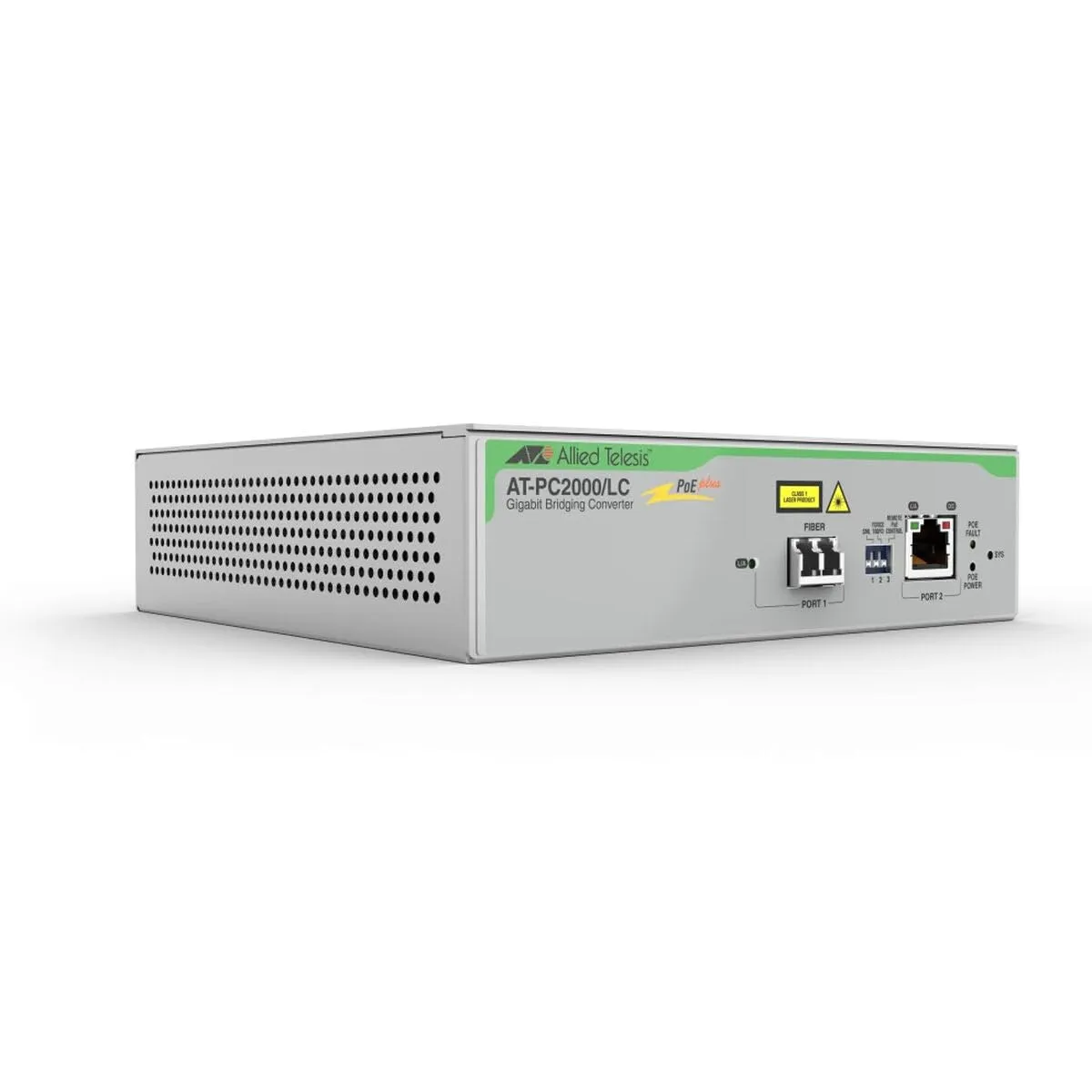 ALLIED TELESYN AT-PC2000/LC-960 — TAA 10/100/1000T Ethernet Media Converter with PoE+
