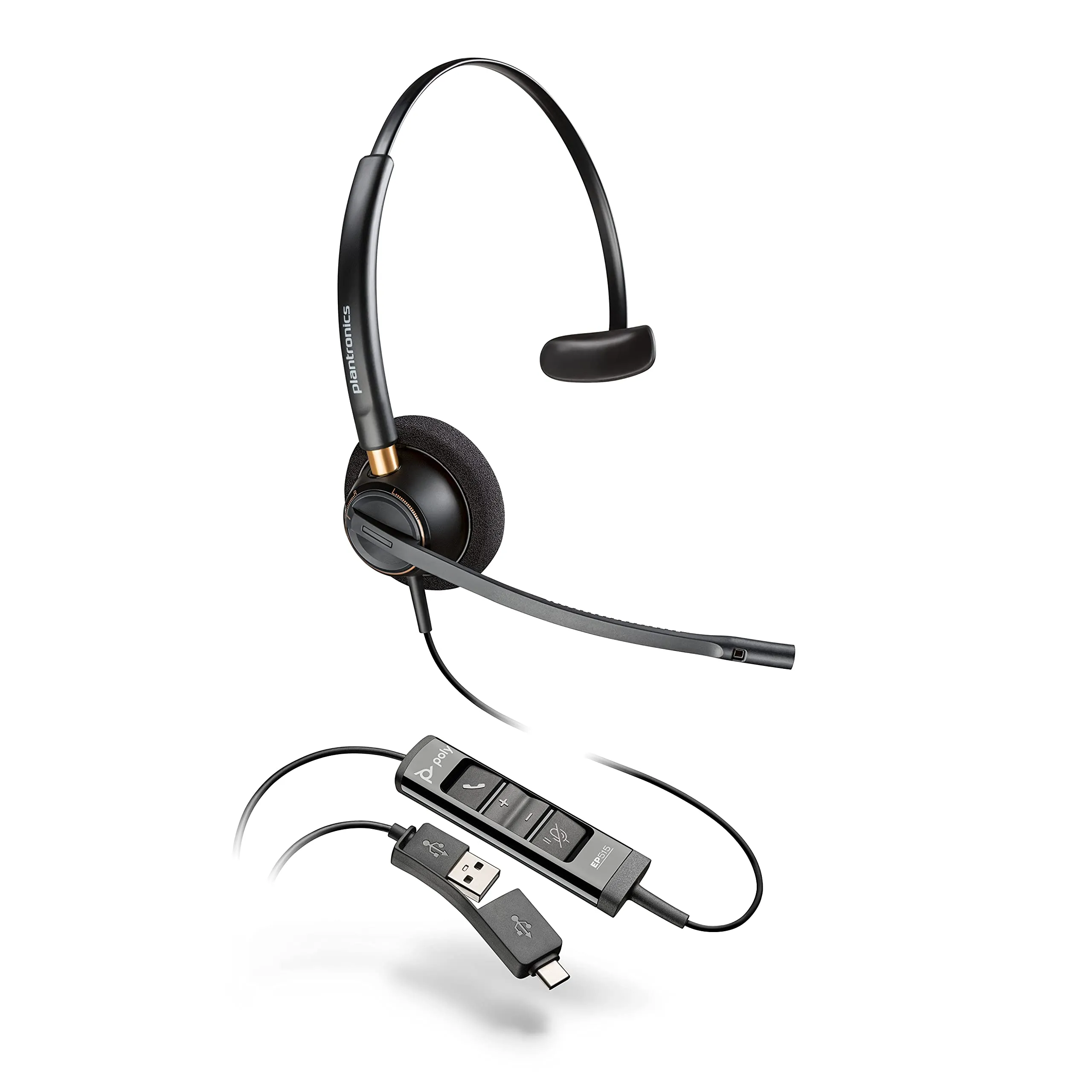 HP 783R0AA — POLY ENCOREPRO 515 MONOAURAL WITH USB-A HEADSET