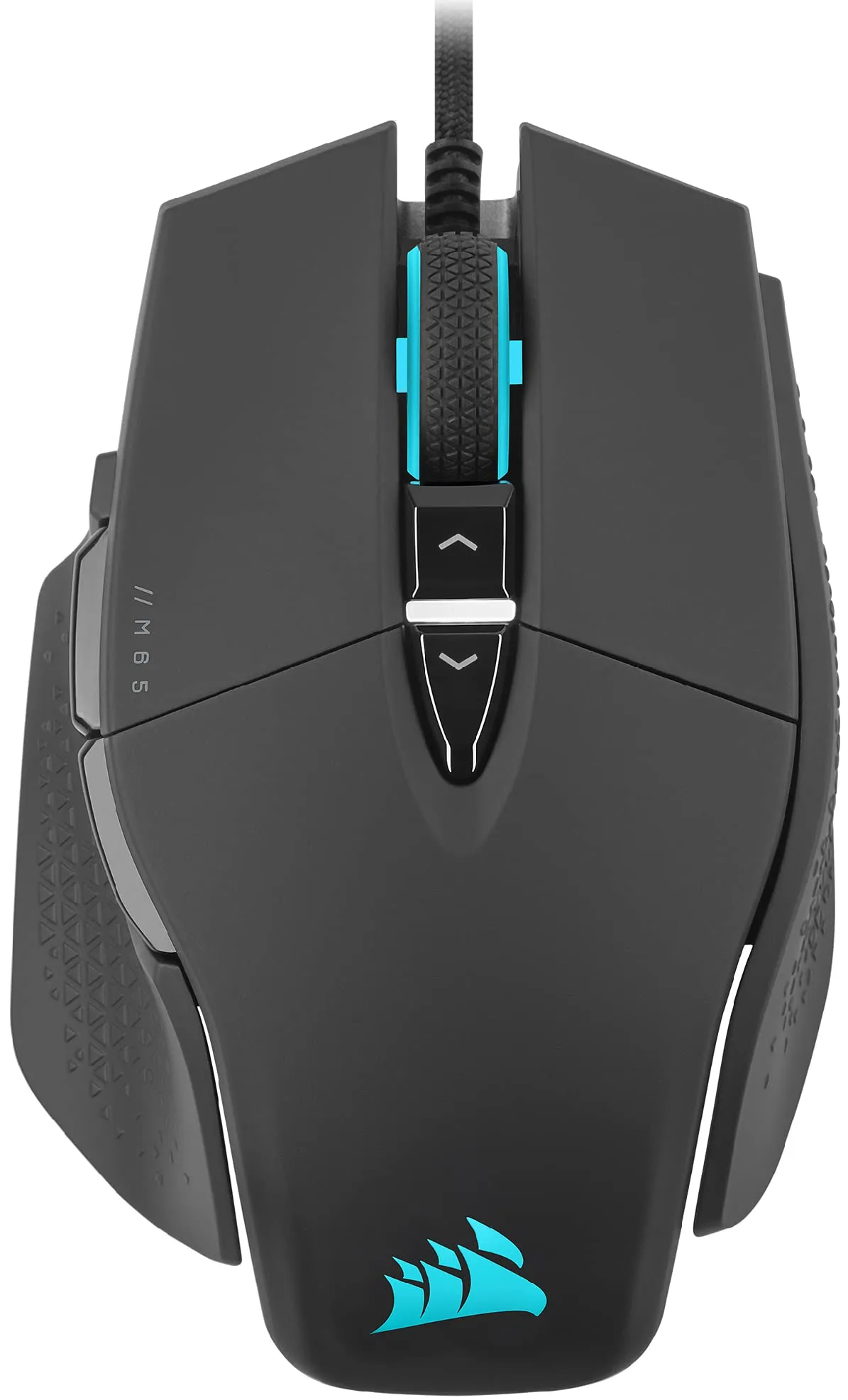 Corsair CH-9309411-NA2 — CORSAIR M65 RGB ULTRA GAMING MOUSE, BACKLIT RGB LED, OPTICAL, SILVER ALU, BLACK,