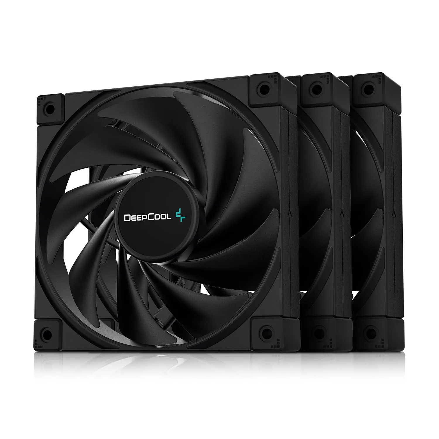 DEEPCOOL R-FK120-BKNPF3-G-1 - DeepCool FK120 120mm PWM Fan - 3 Pack Black