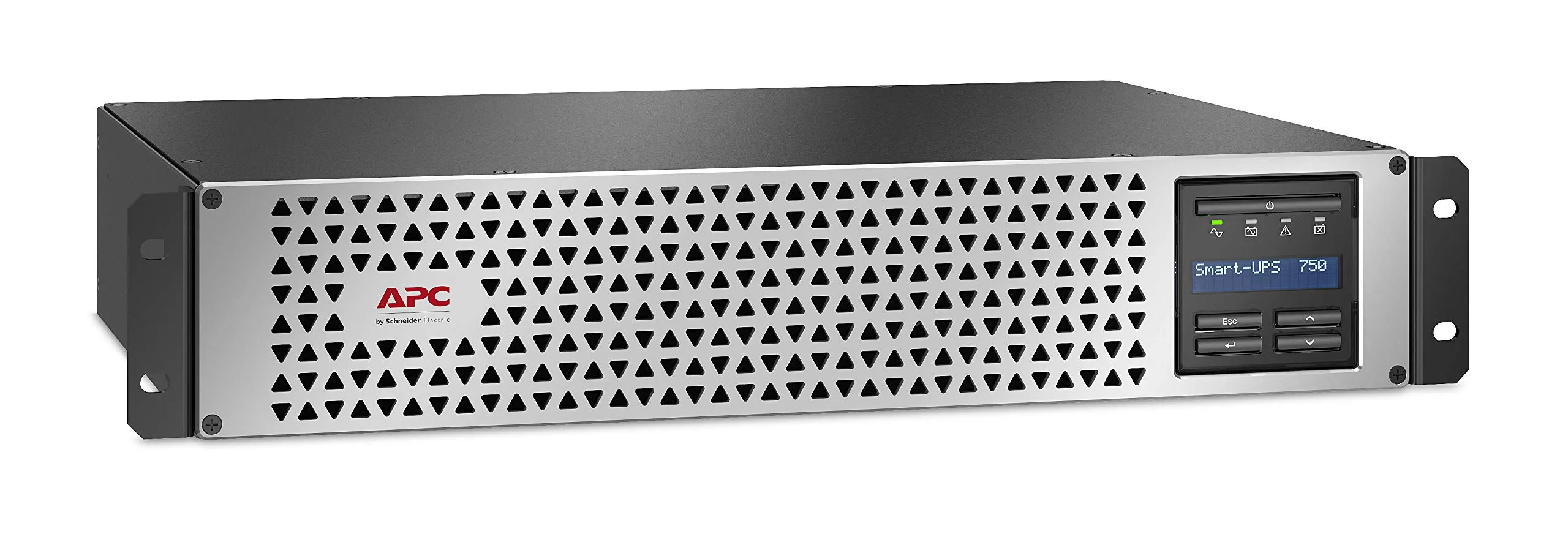 APC - Schneider Electric SMTL750RM2UCNC — APC SMART-UPS, LINE INTERACTIVE, 750VA, LITHIUM-ION, RACKMOUNT 2U, 120V, 6X NEMA