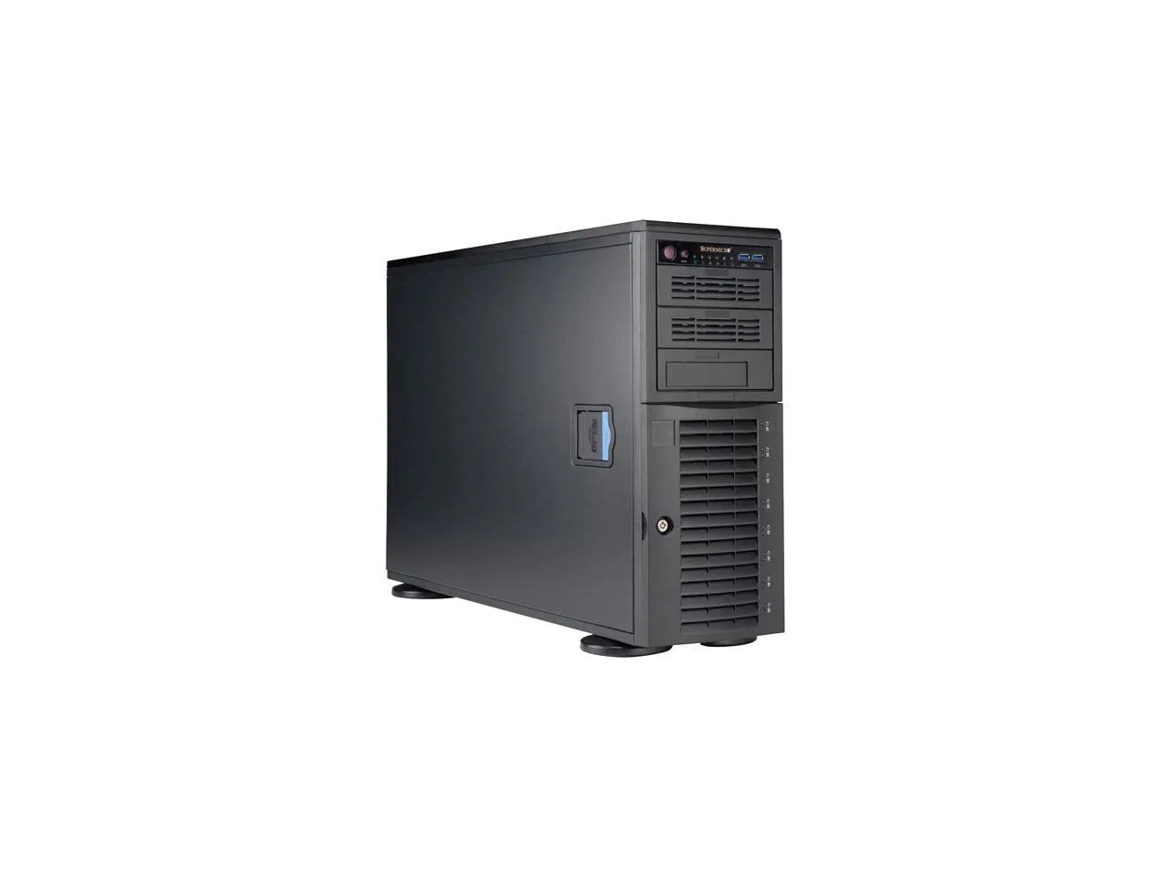 Supermicro CSE-743AC-1K26B-SQ — Supermicro 4U Server Chassis with 1200W Power Supply