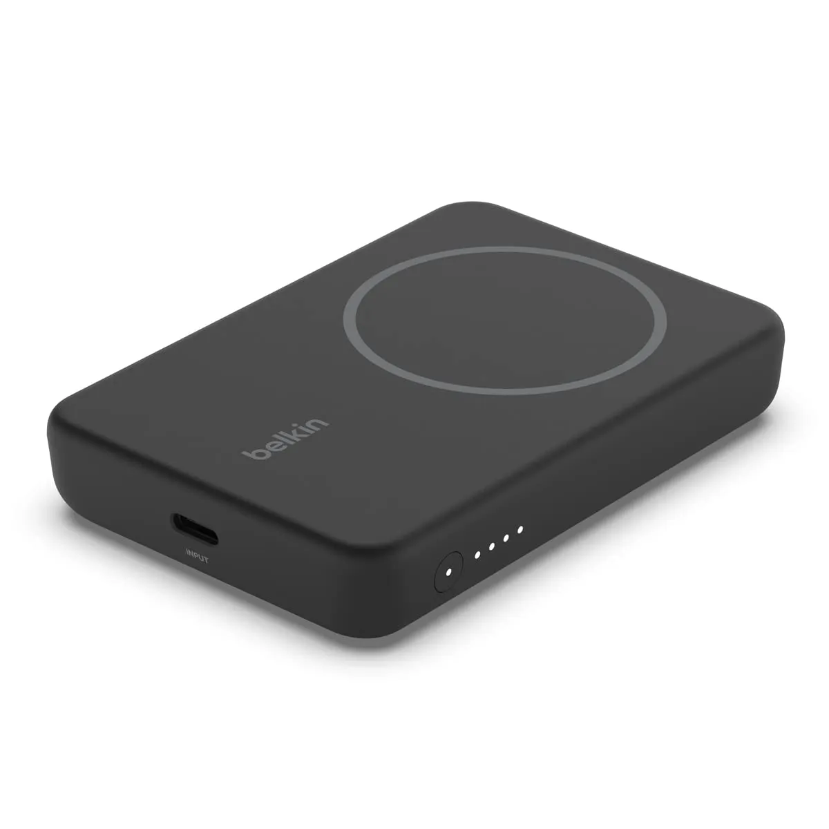 Belkin BPD004BTBK — OUR PORTABLE MAGNETIC WIRELESS POWER BANK 5K + STAND DELIVERS A SAFE 7.5W OF WIR