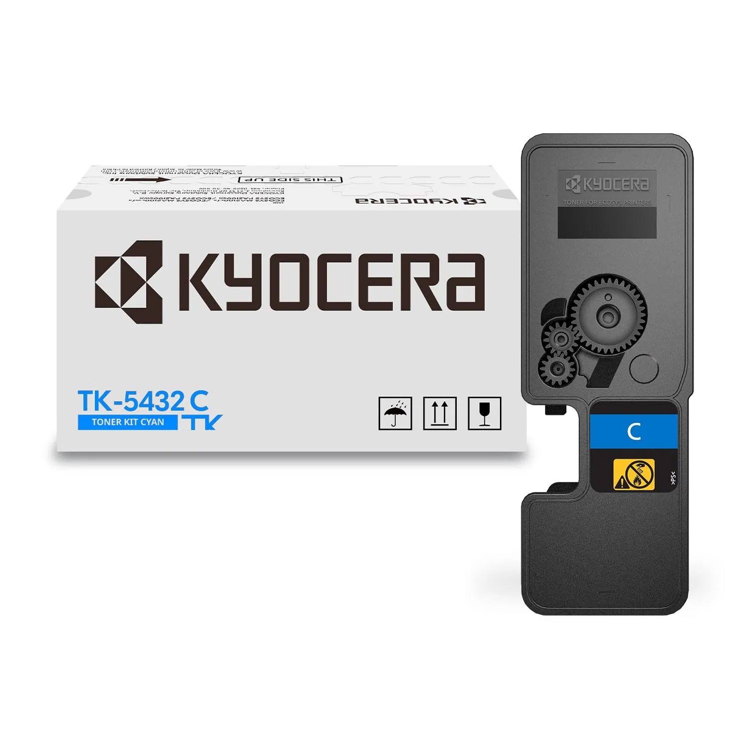 KYOCERA KYO1T0C0ACUS1 — Kyocera (TK-5432C) Cyan Toner Cartridge (1250 Yield)