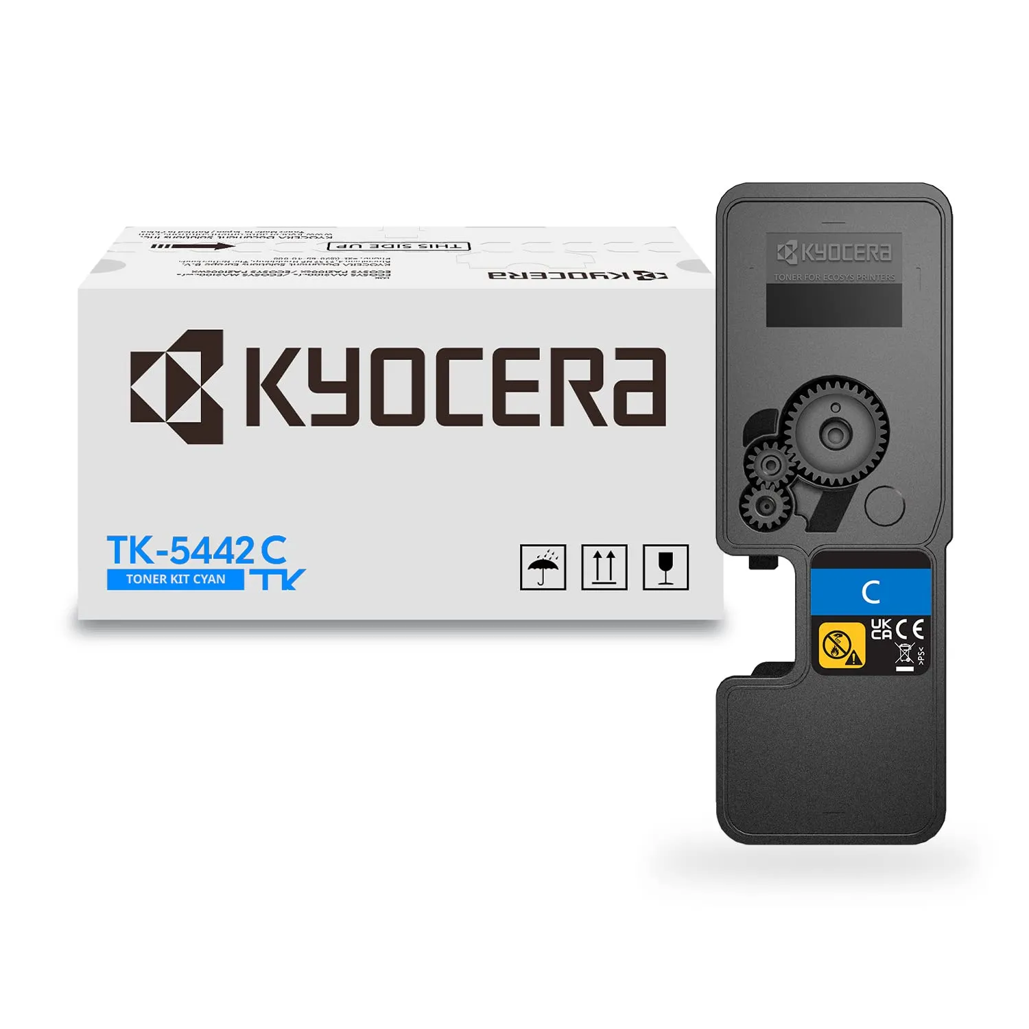 KYOCERA KYO1T0C0ACUS0 — Kyocera (TK-5442C) Cyan Toner Cartridge (2800 Yield)