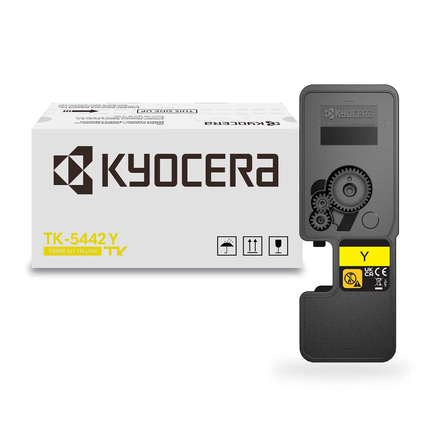 KYOCERA KYO1T0C0AAUS0 — Kyocera (TK-5442Y) Yellow Toner Cartridge (2800 Yield)