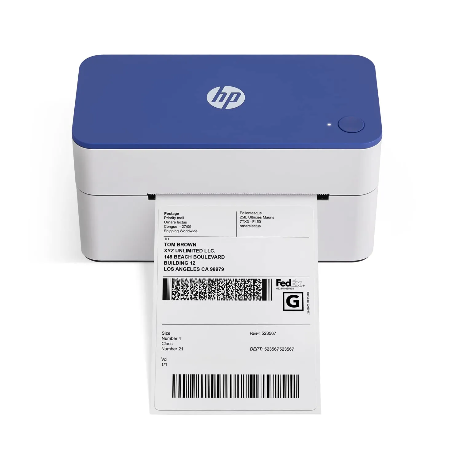 CandA MARKETING, INC. HPKE103 - HP WORKSOLUTIONS HPKE103 DESKTOP THERMAL LABEL PRINTER 300DP