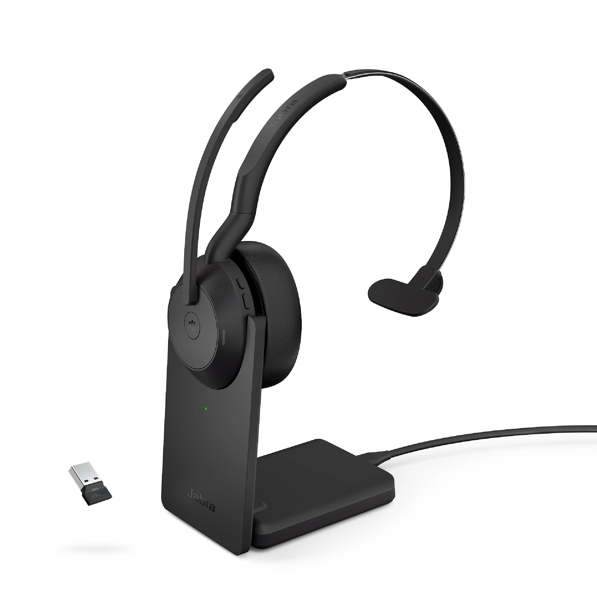 Jabra 25599-899-989-01 — Jabra Evolve2 55 Mono Headset with Link380a Adapter