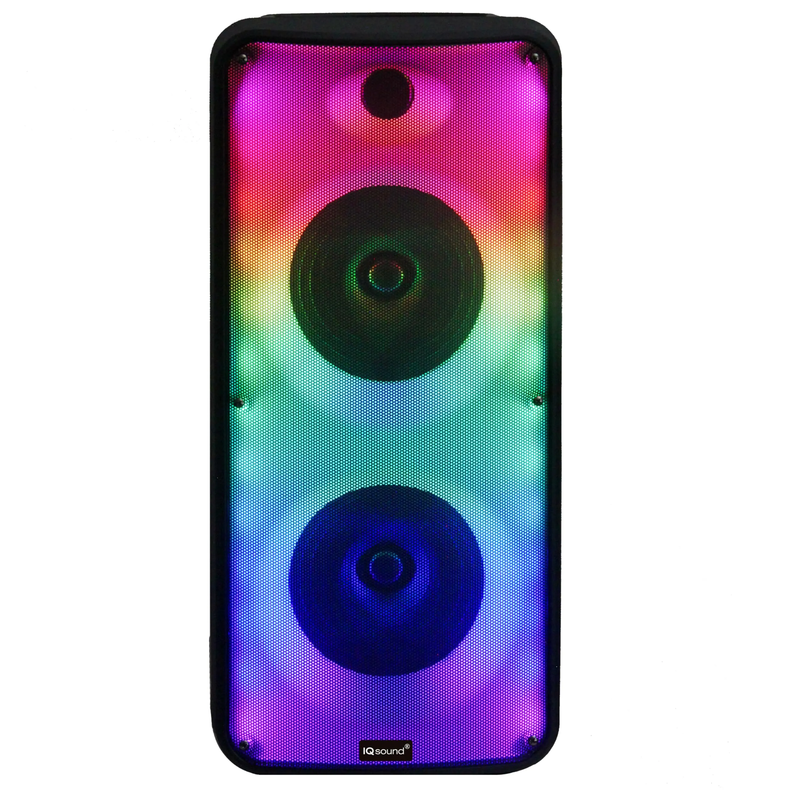 Supersonic IQ-7188DJBT - IQ Sound Dual 8 Bluetooth Speaker with LED Light Show