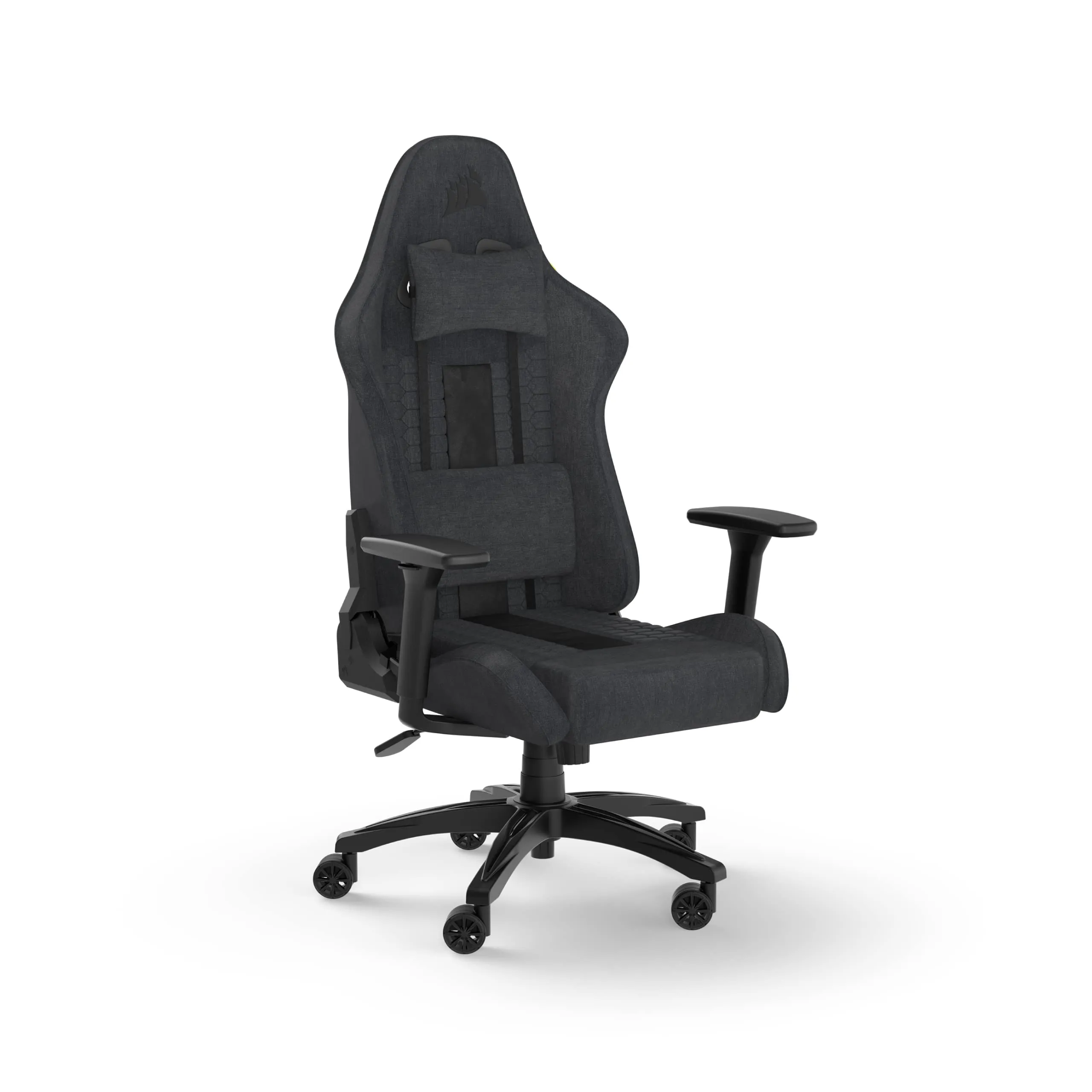 Corsair CF-9010052-WW — CORSAIR TC100 RELAXED - FABRIC GAMING CHAIR, BLACK/GREY