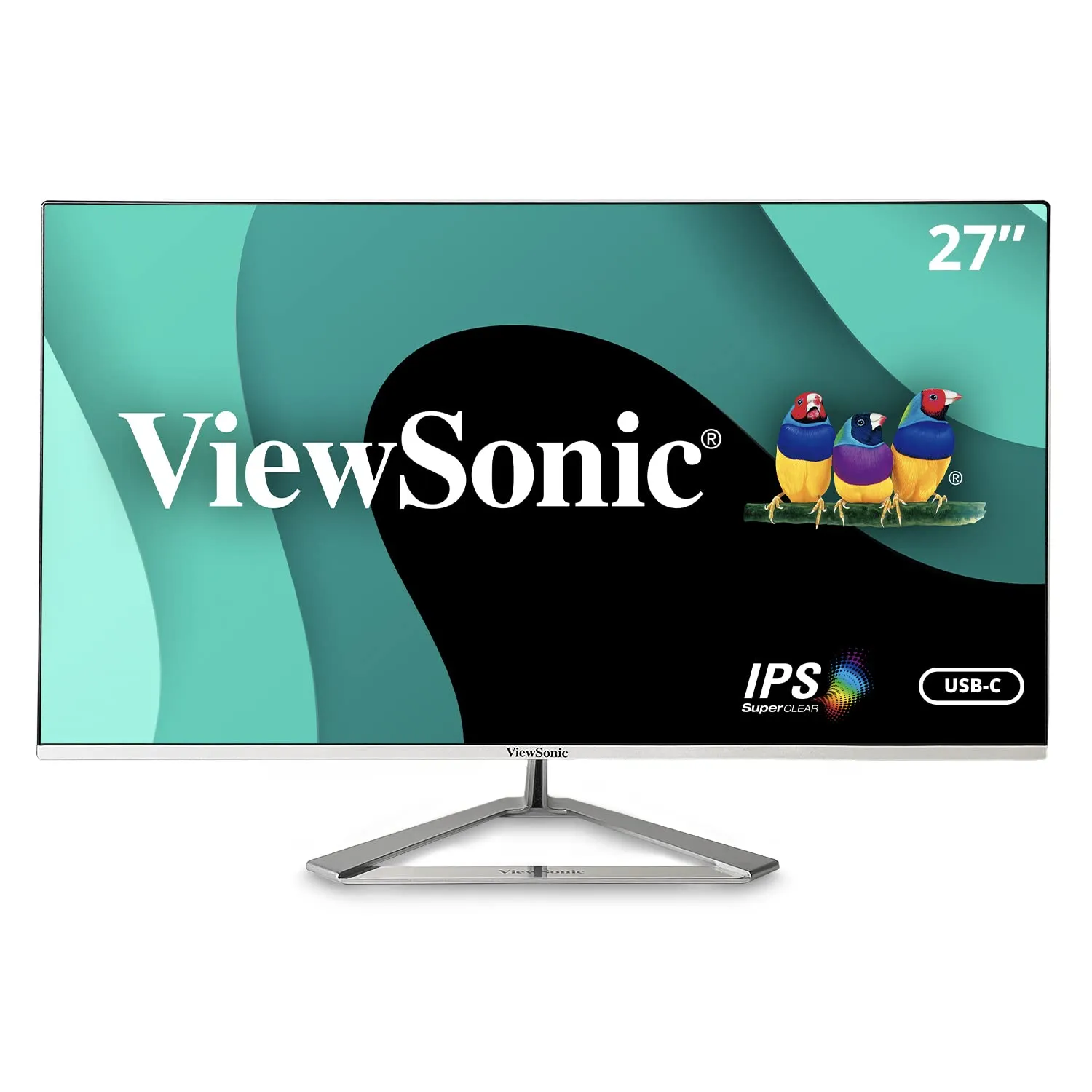 VIEWSONIC VX2776-4K-MHDU — 27IN 4K UHD THIN-BEZEL IPS MONITOR WITH USB-C, HDMI, AND DISPLAYPORT,3840 X 2160