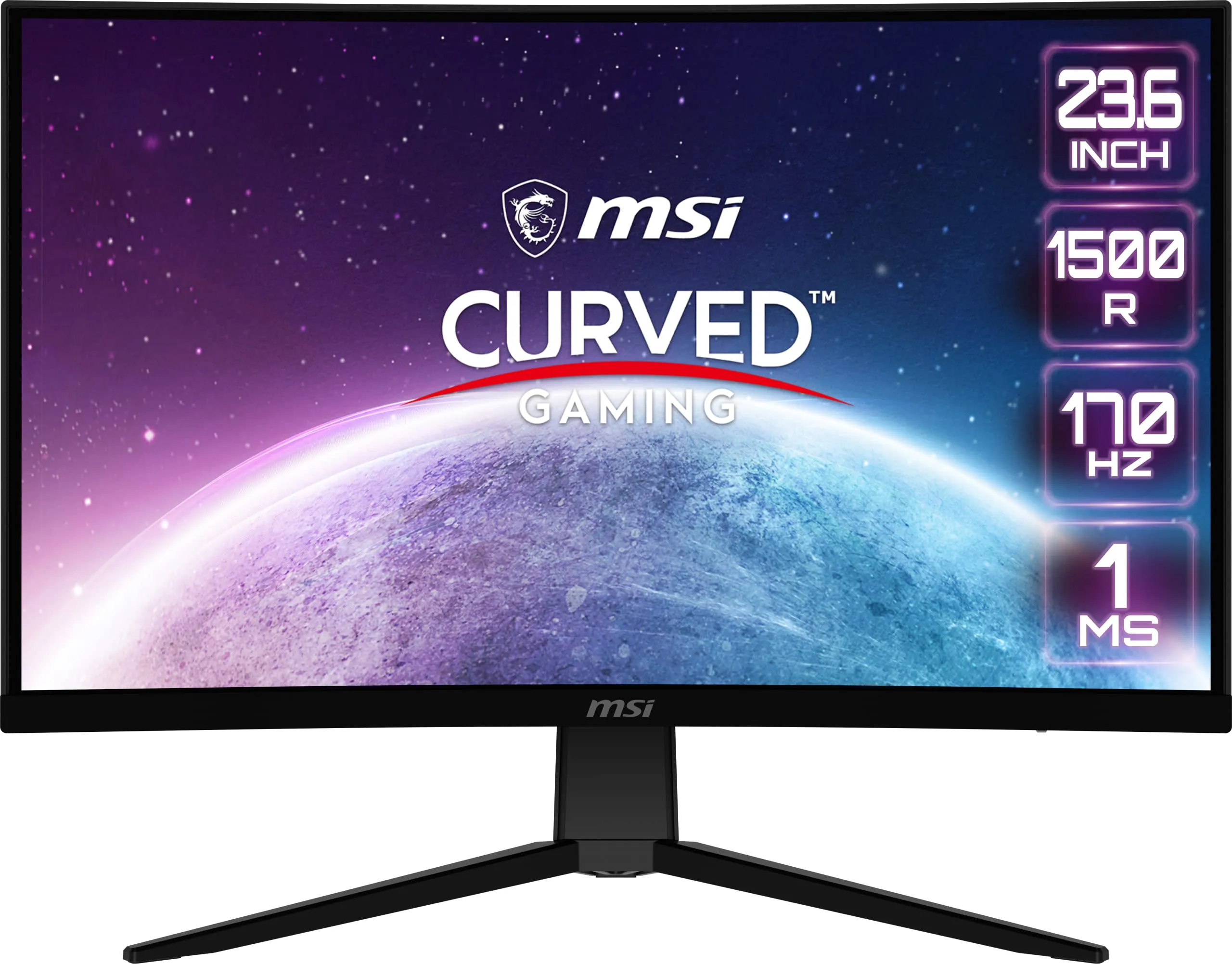 MSI G242C - G242C Curved 24 Gaming Monitor - 170Hz, 1ms MPRT