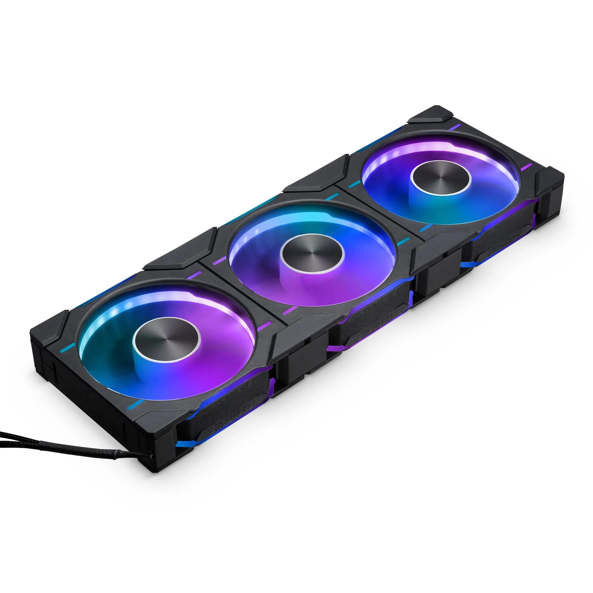 Phanteks PH-F120D30R_DRGBPWMBK013P — Phanteks D30-120 ARGB Fan 3x120mm System Cooling