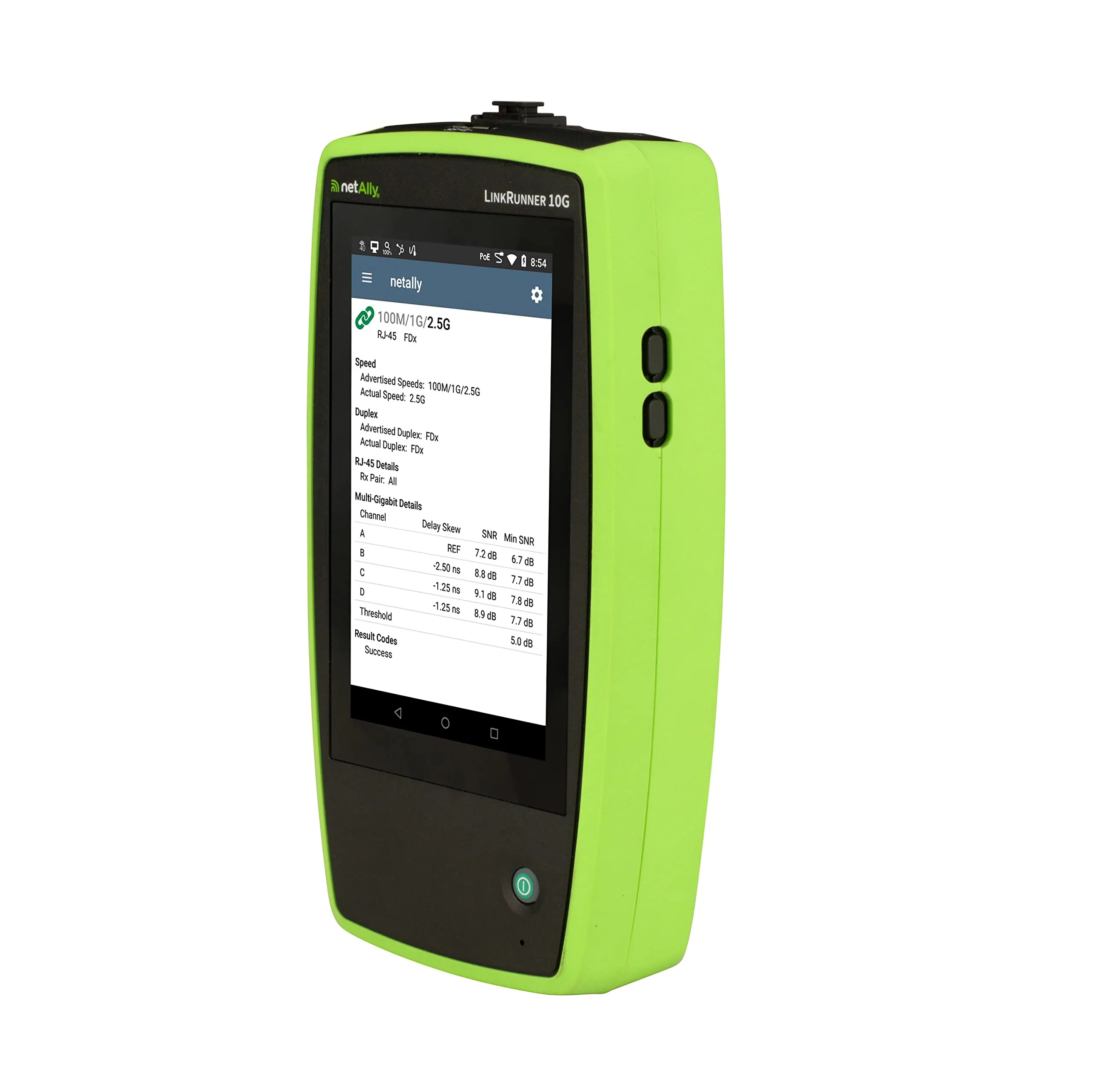 NETALLY LR10G-200 — LR10G-200, LINKRUNNER 10G ADVANCED ETHERNET TESTER