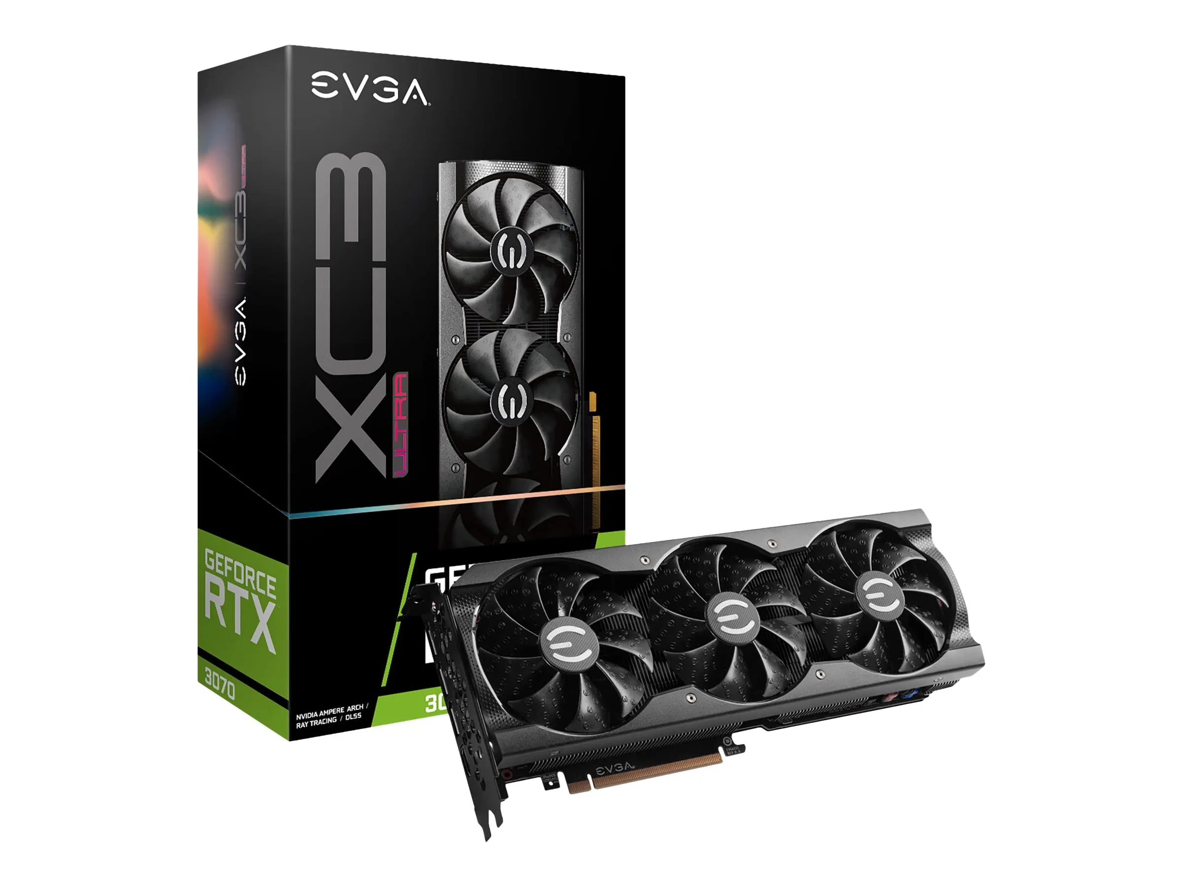 EVGA 08G-P5-3755-KH — EVGA GeForce RTX 3070 XC3 ULTRA Gaming LHR