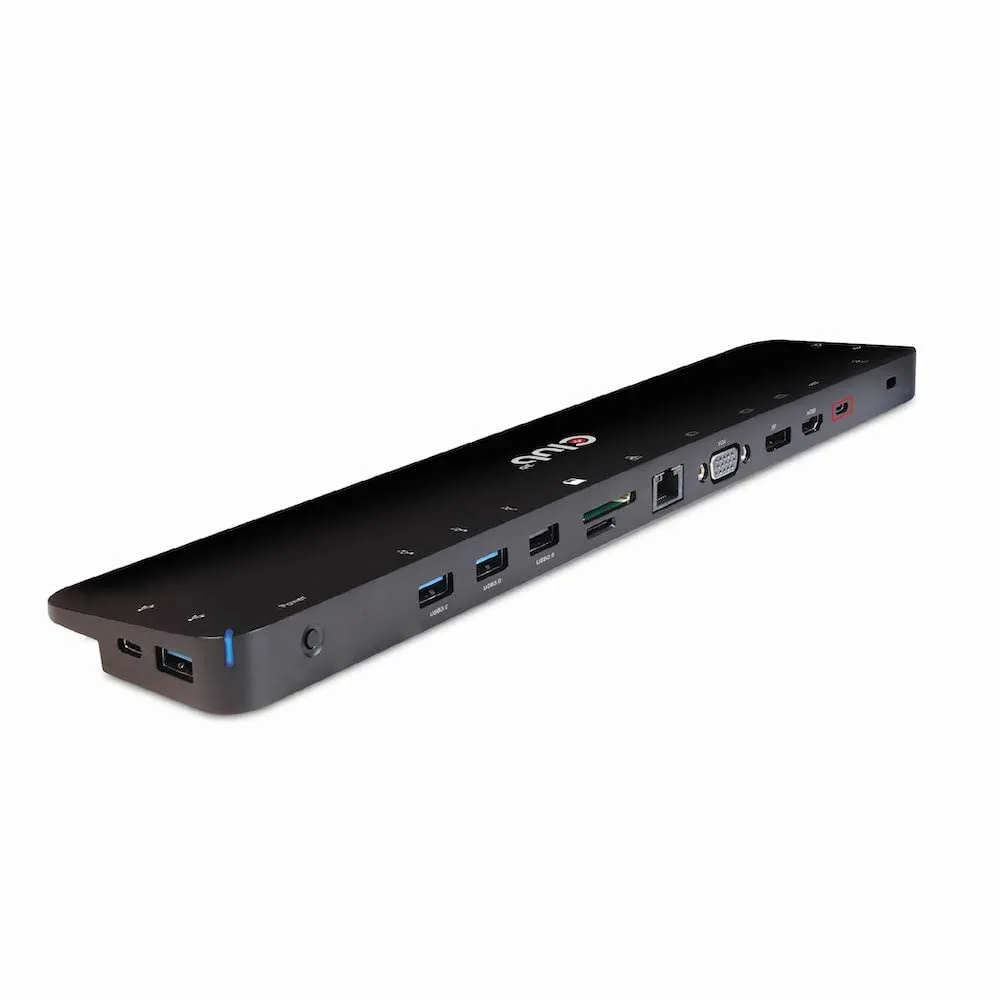 CLUB 3D CSV-1565 - USB-C Triple Display Docking Station with 100W PD 3.0