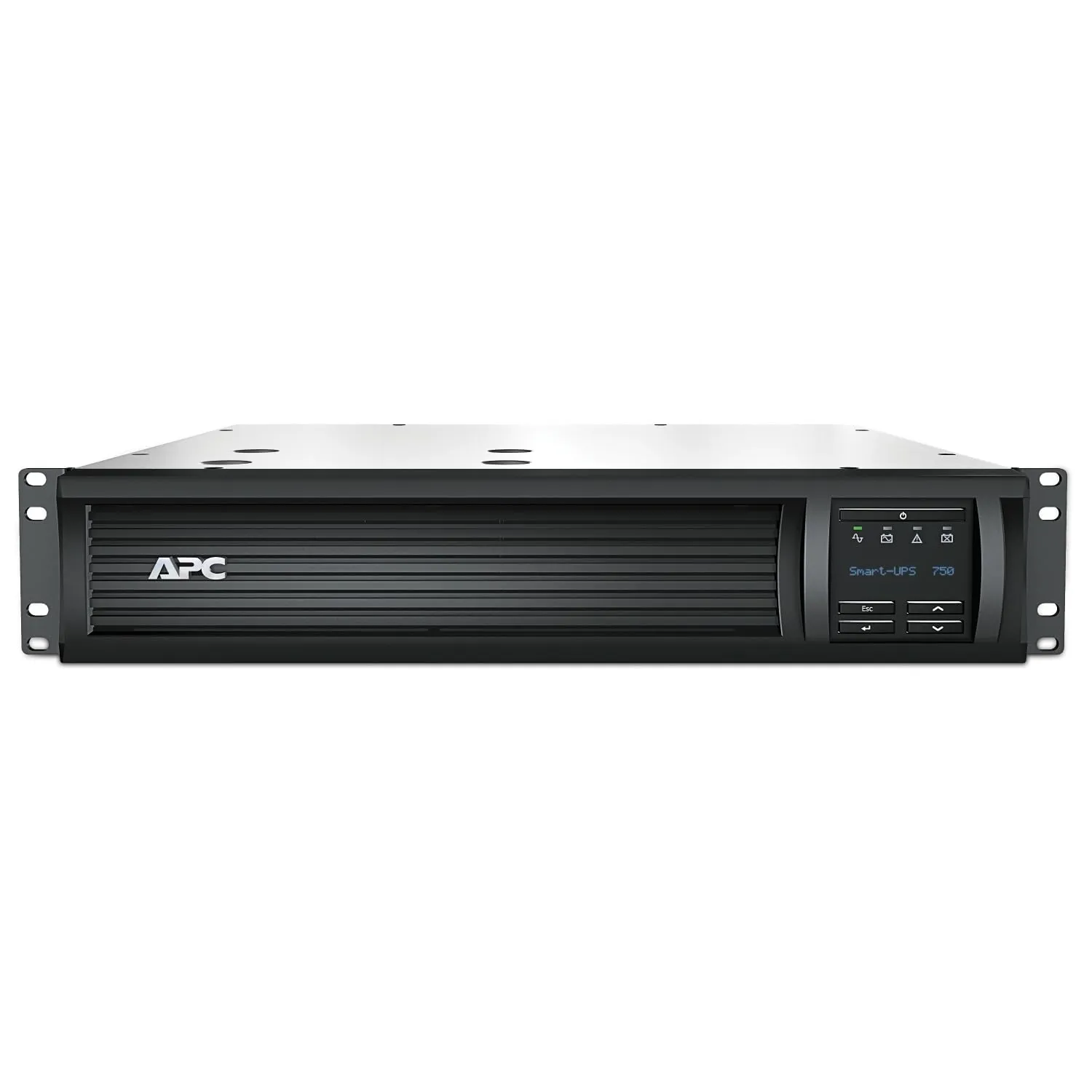 APC - Schneider Electric SMT750RM2UCNC — APC SMART-UPS, LINE INTERACTIVE, 750VA, RACKMOUNT 2U, 120V, 6X NEMA 5-15R OUTLET