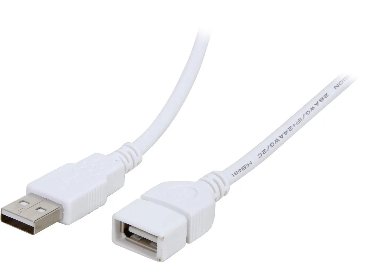 C2G 19018 — 2M USB A/A EXT CBL WHITE