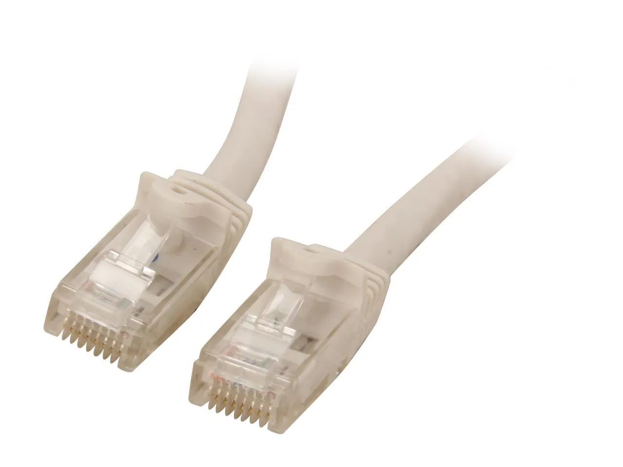 STARTECH N6PATCH3WH — 3FT CAT6 ETHERNET CABLE WHITE 100W POE