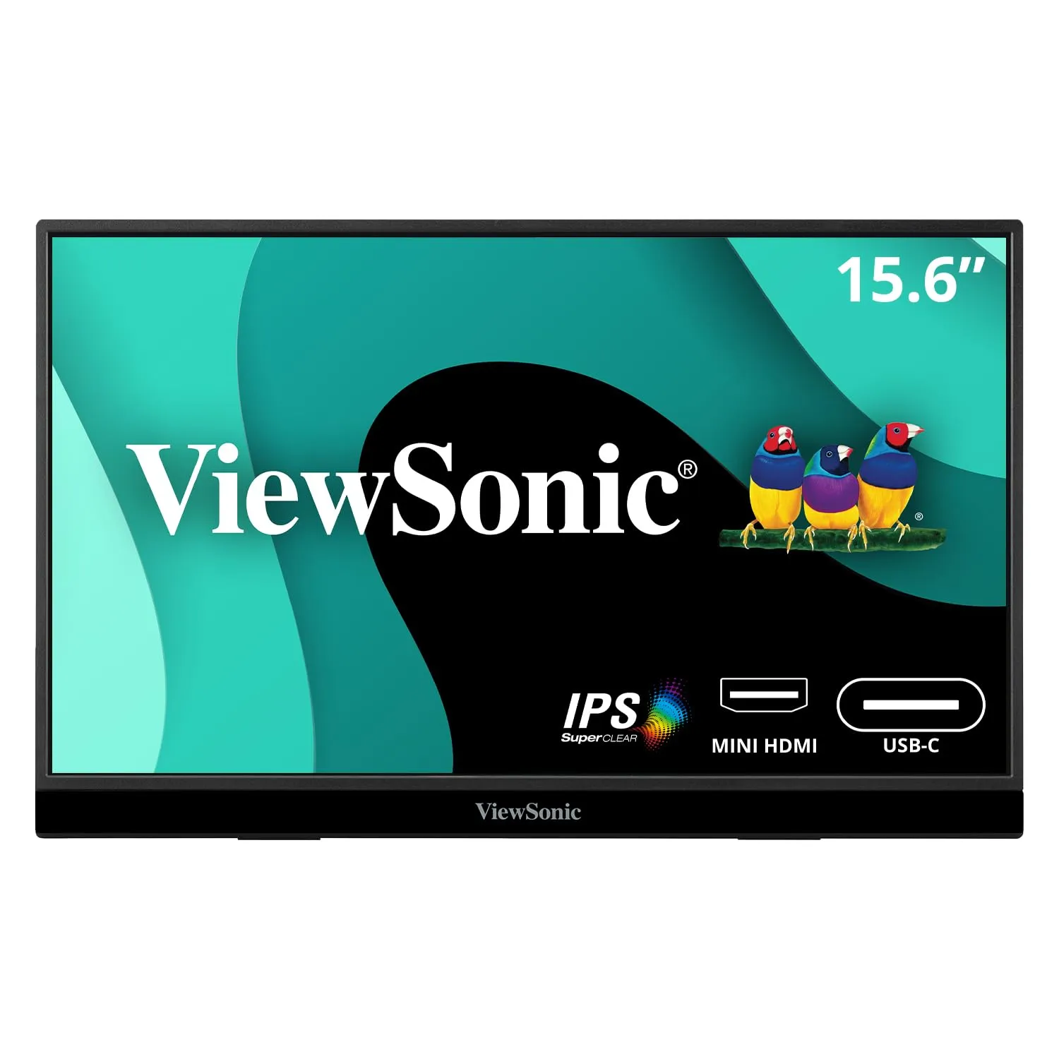 VIEWSONIC VX1655 - 15.6 Full HD Portable Monitor with USB-C and HDMI