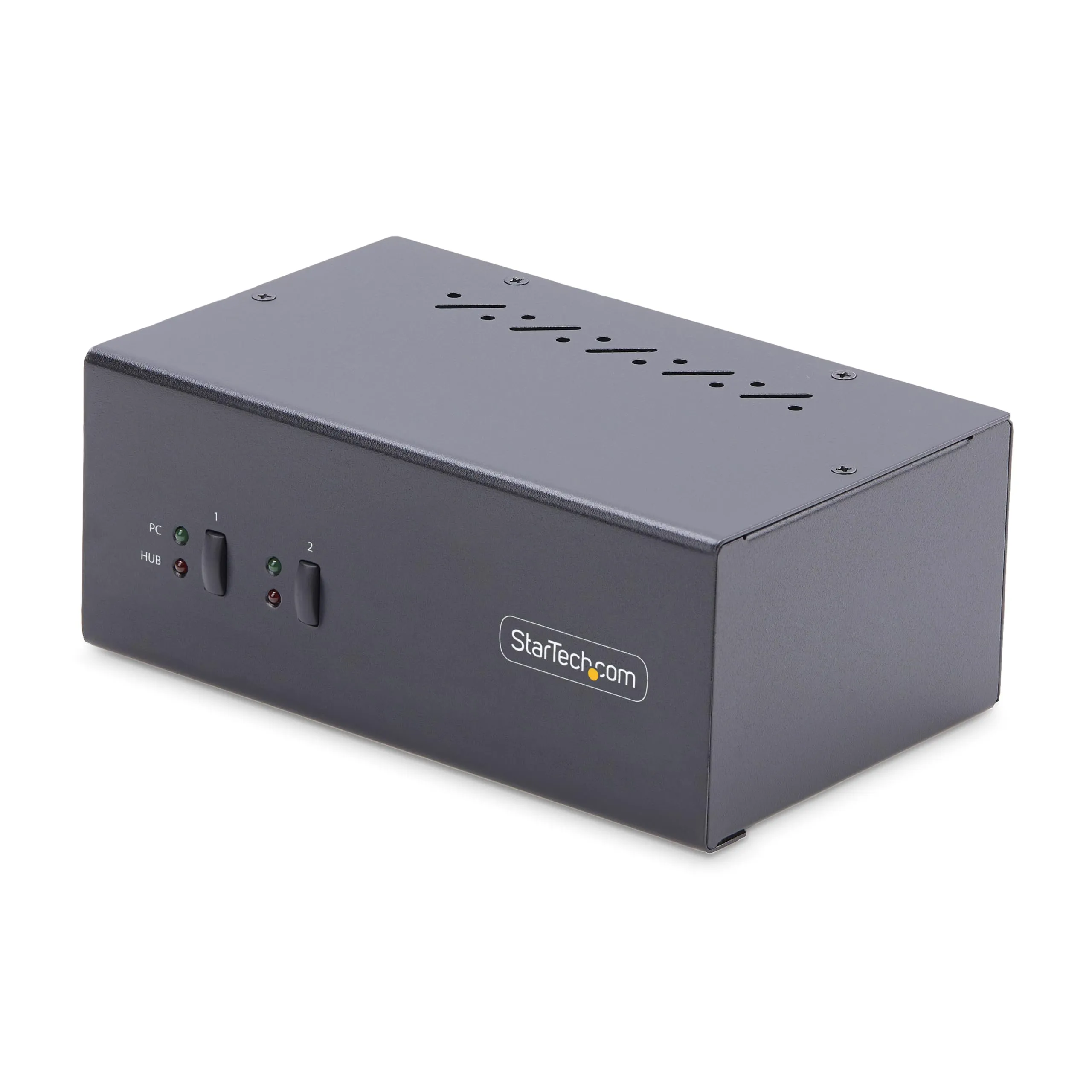 STARTECH P2DD46A2-KVM-SWITCH — 2-PORT DUAL-MONITOR DISPLAYPORT KVM SWITCH, 4K 60HZ, 2X USB 5GBPS HUB PORTS, 2X
