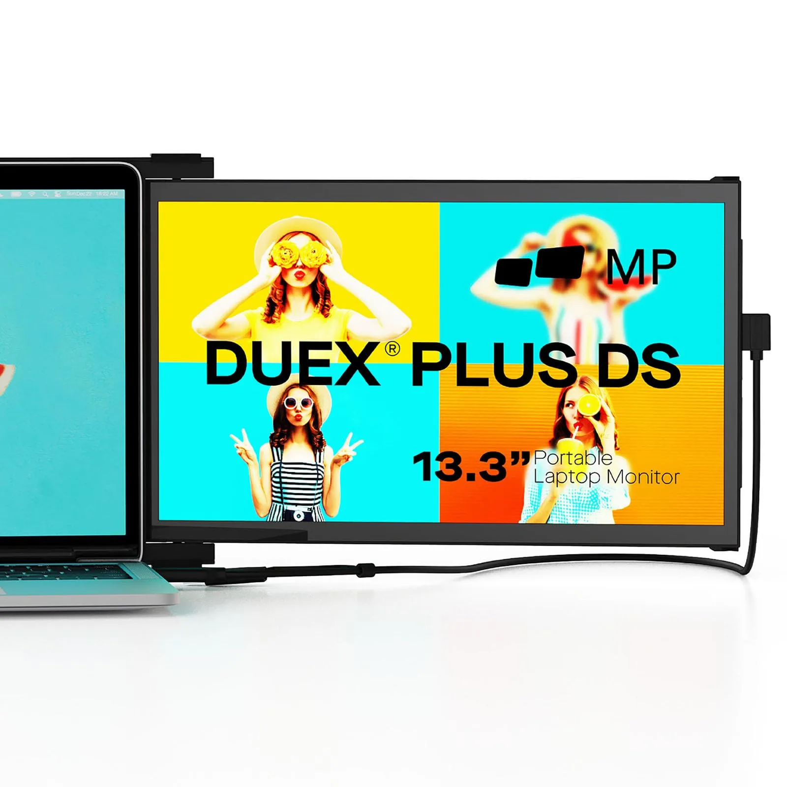 Mobile Pixels 101-1006P04 — MOBILE PIXELS DUEX PLUS PORTABLE LCD MONITOR, 13.3 FULL HD IPS EYECARE LCD , USB